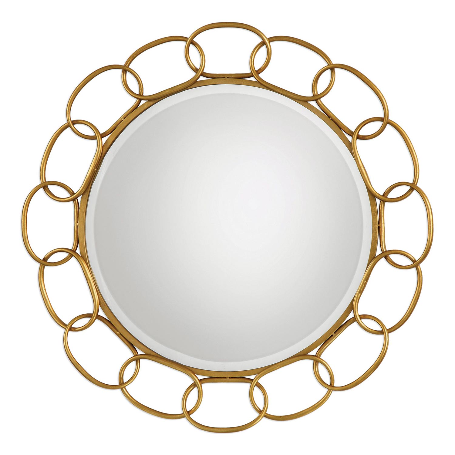 Uttermost Circulus Round Mirror - Gold