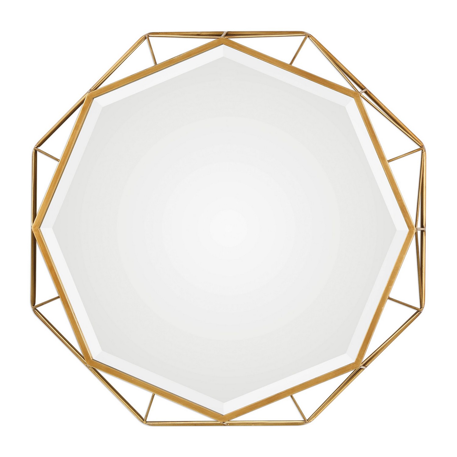 Uttermost Mekhi Mirror - Antiqued Gold