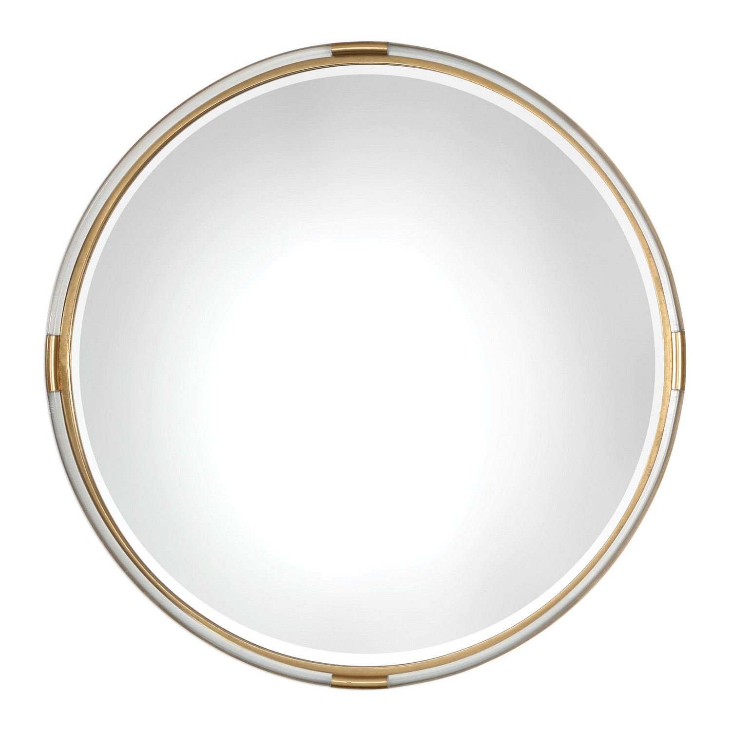 Uttermost Mackai Round Mirror - Gold