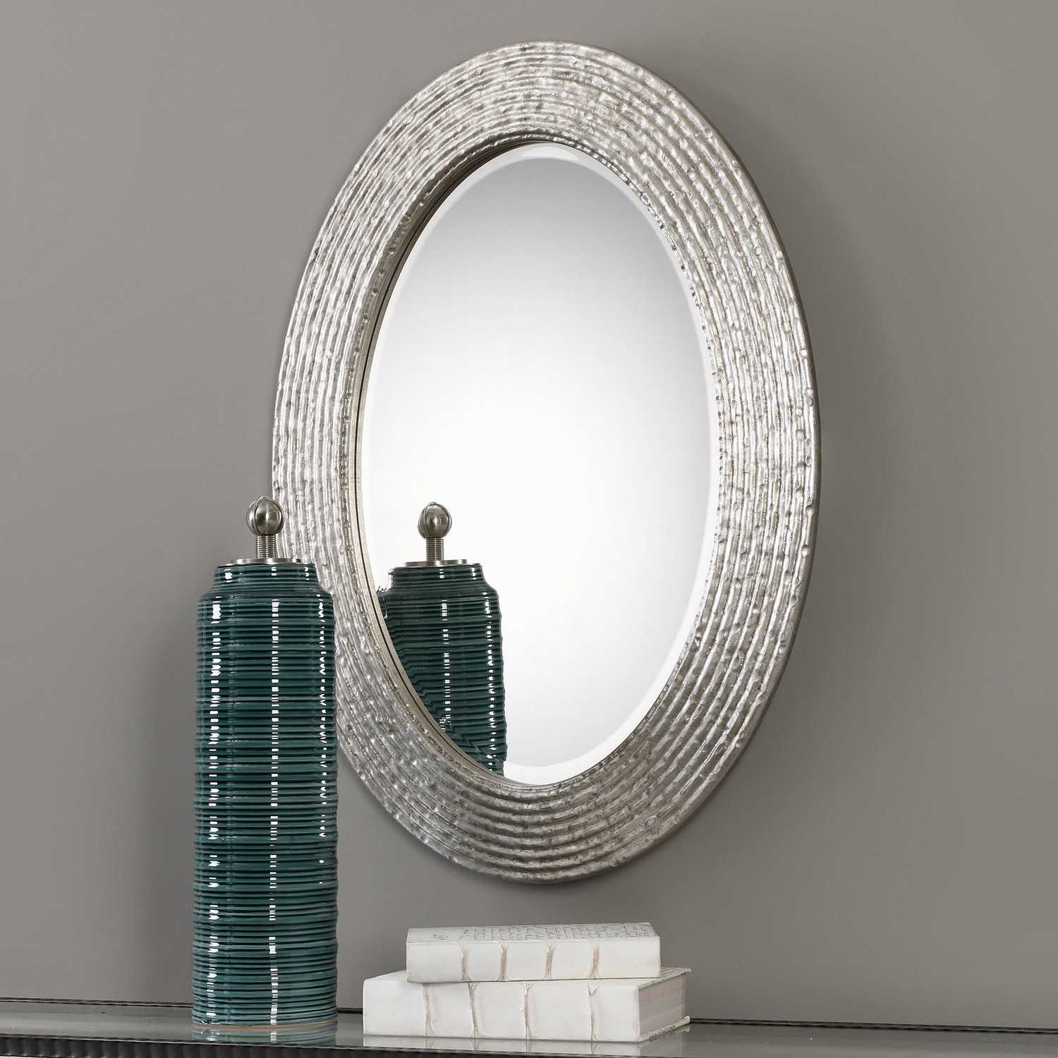 Uttermost Conder Oval Mirror - Silver