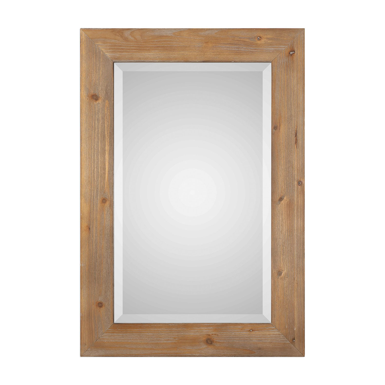 Uttermost Bullock Wood Mirror - Solid Natural