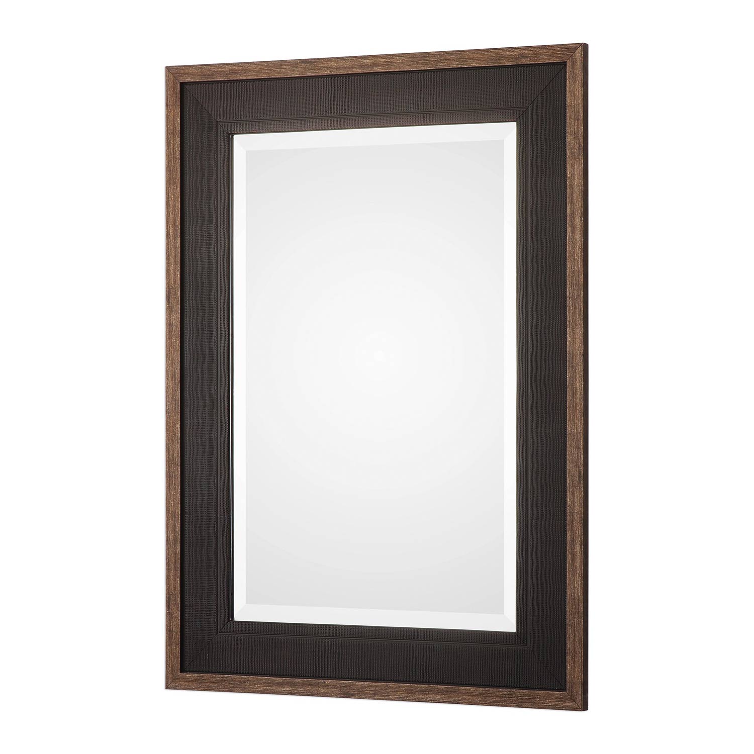 Uttermost Staveley Mirror - Rustic Black