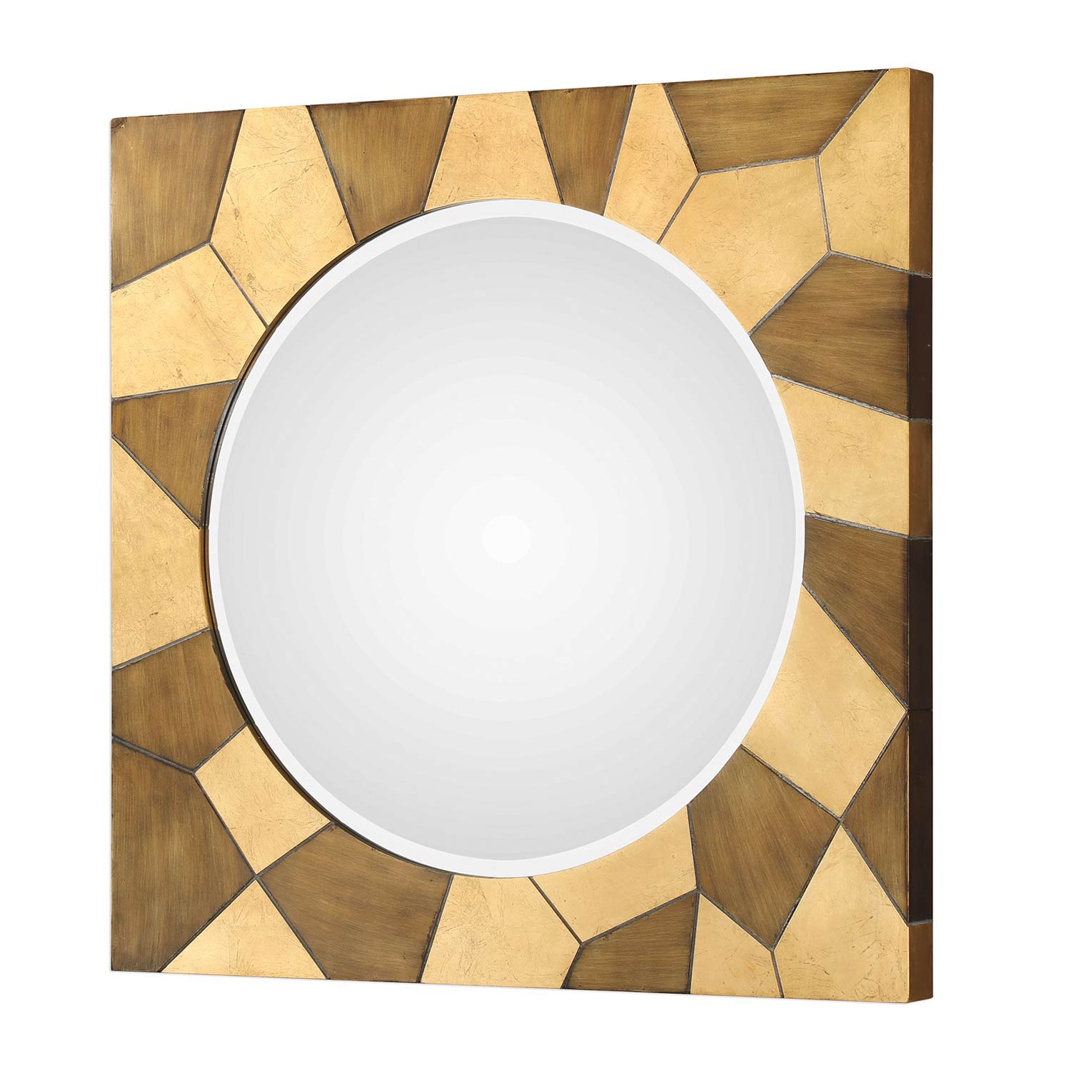 Uttermost Ussana Patterned Wood Mirror