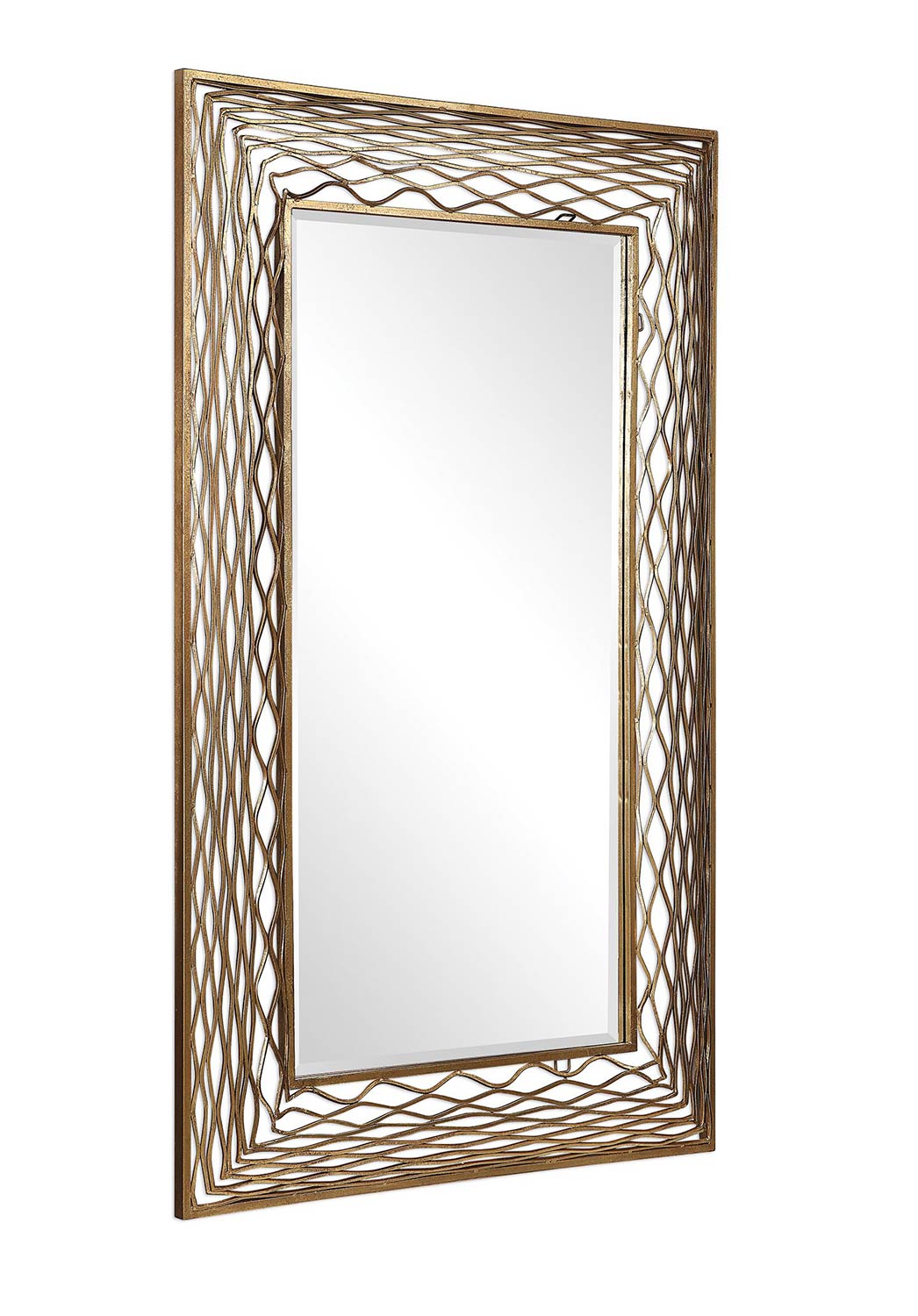 Uttermost Galtero Rectangle Mirror - Gold