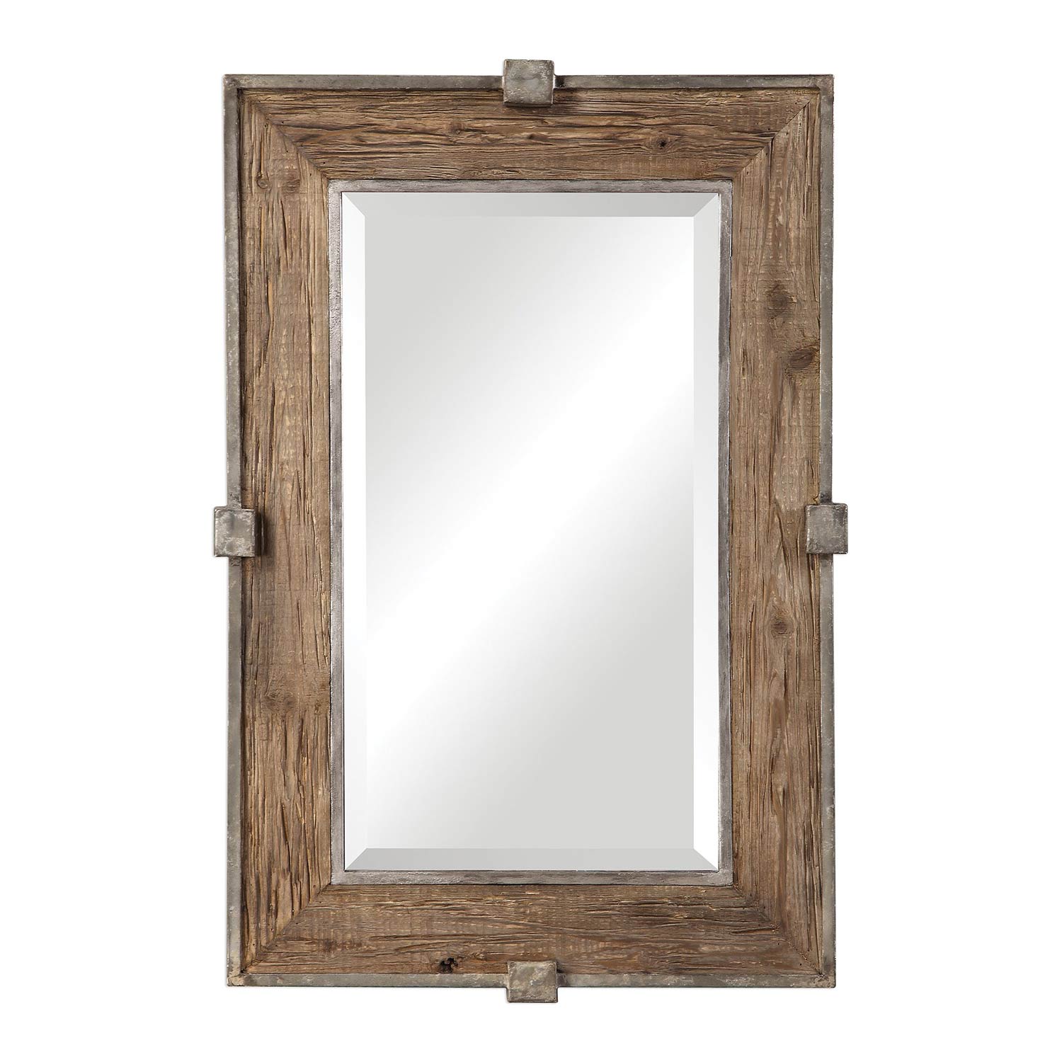Uttermost Siringo Mirror - Weathered Wood