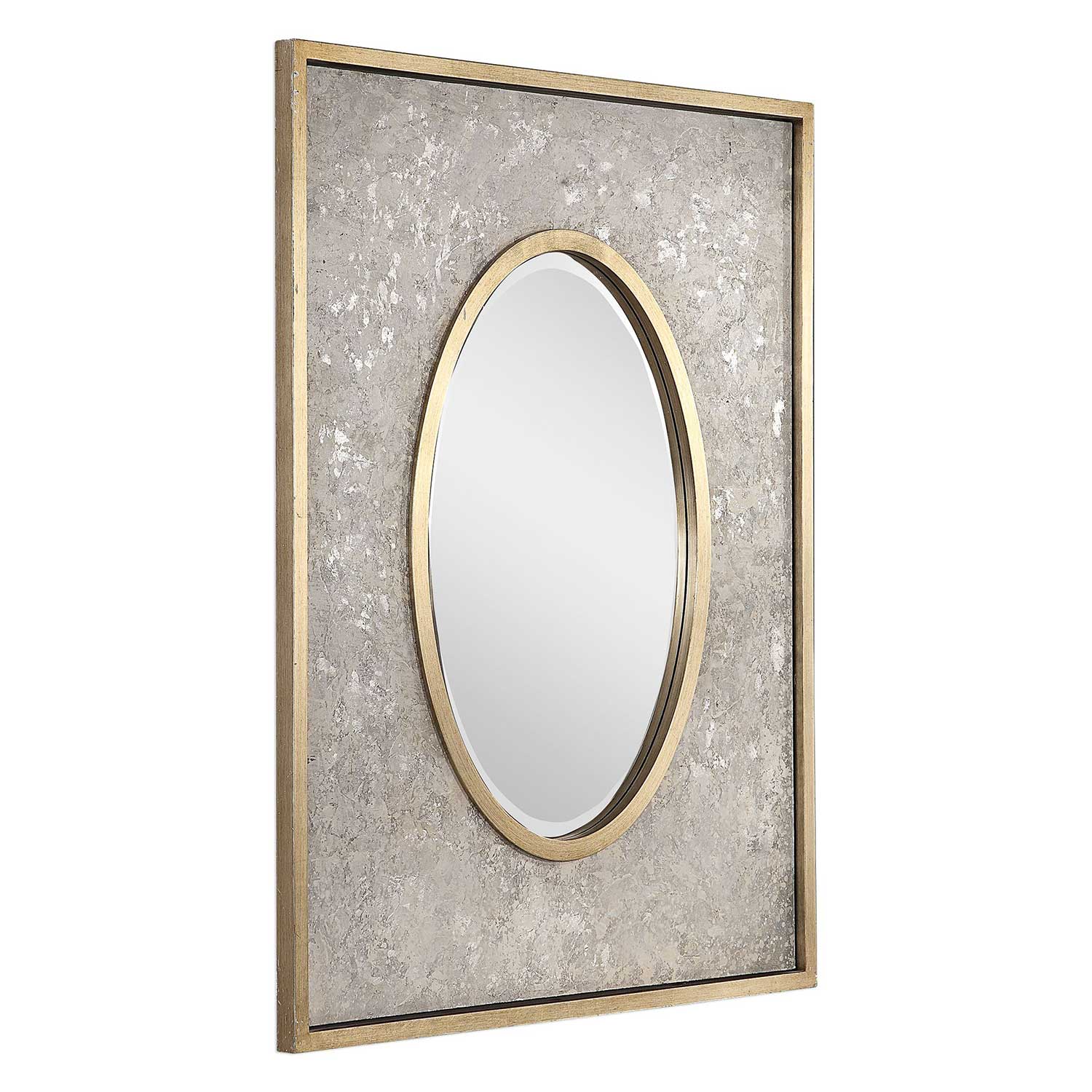 Uttermost Gabbriel Oval Mirror - Aged