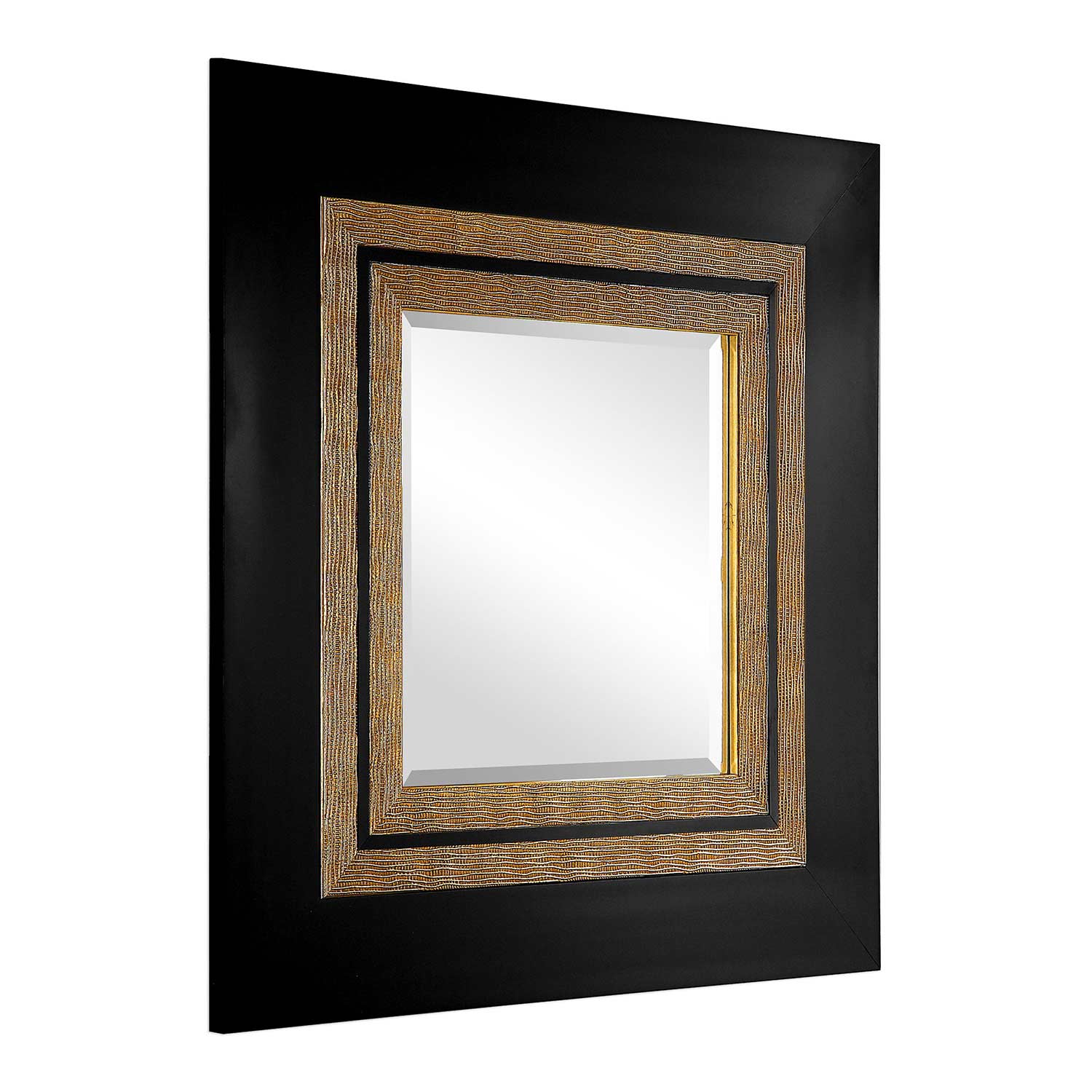 Uttermost Faisal Square Mirror - Black