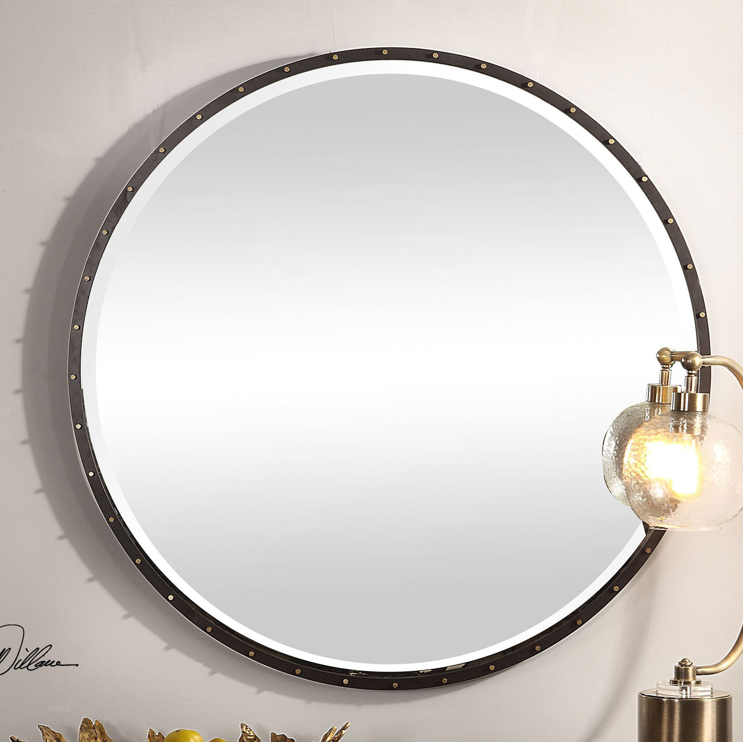 Uttermost Benedo Round Mirror