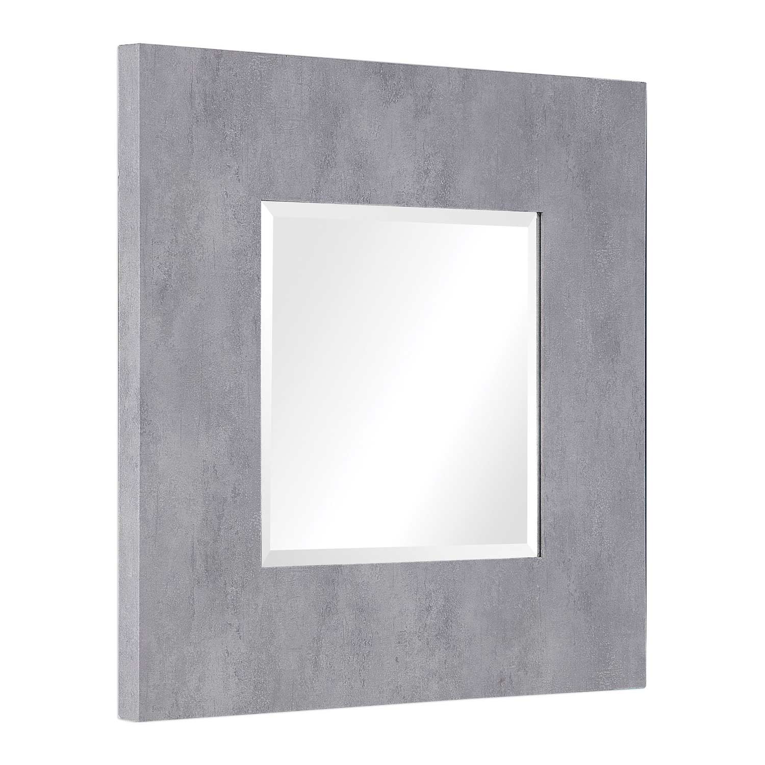 Uttermost Rohan Square Mirror - Light Gray