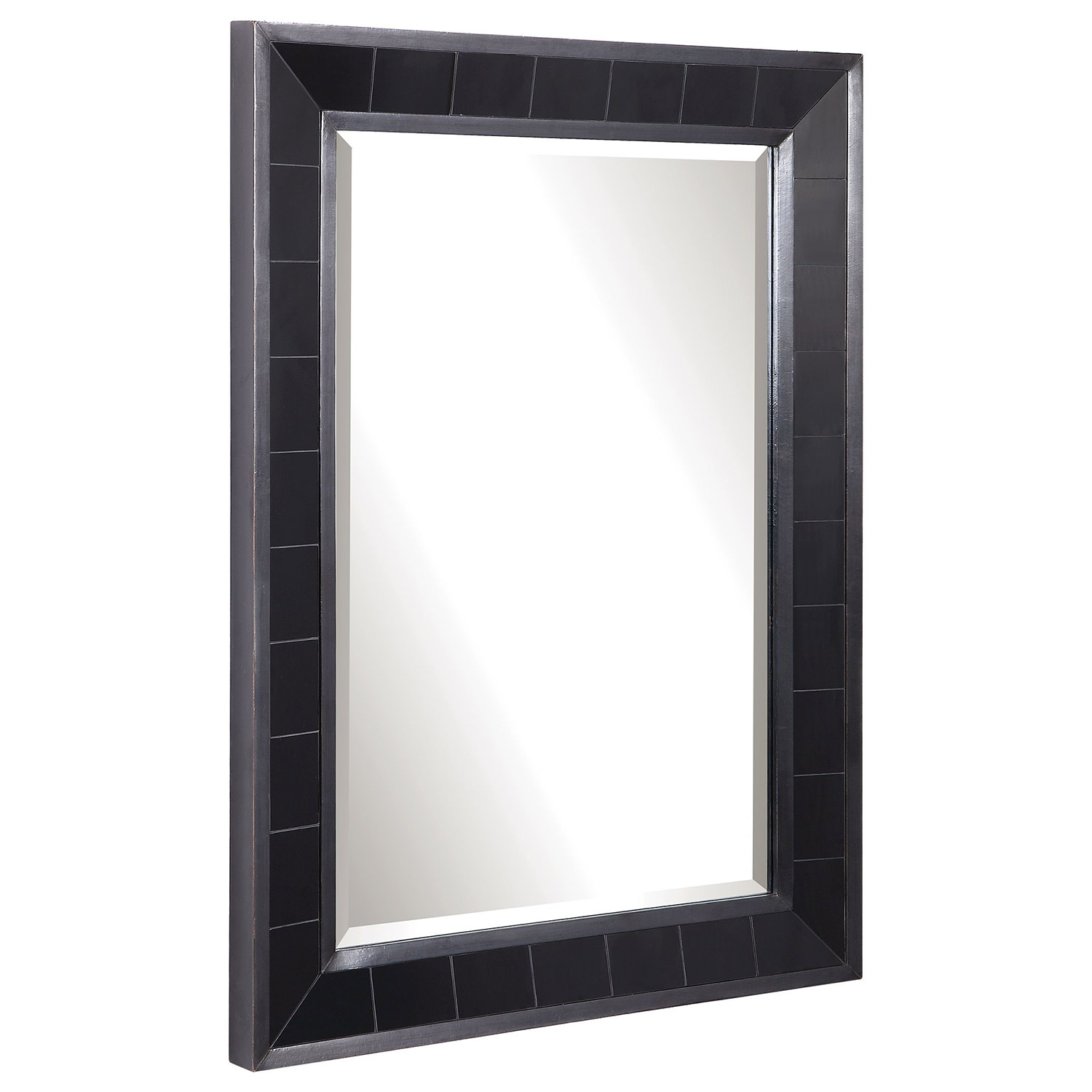Uttermost Lonara Tile Mirror - Black
