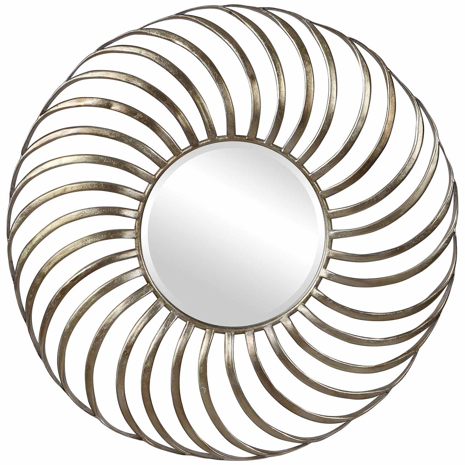 Uttermost Romie MidCentury Round Mirror UTTERMOST09568 at