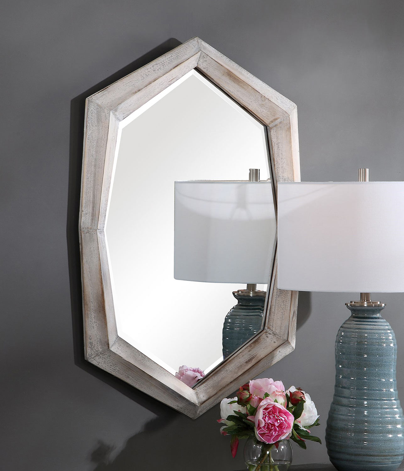 Uttermost Turano Mirror - Aged Ivory
