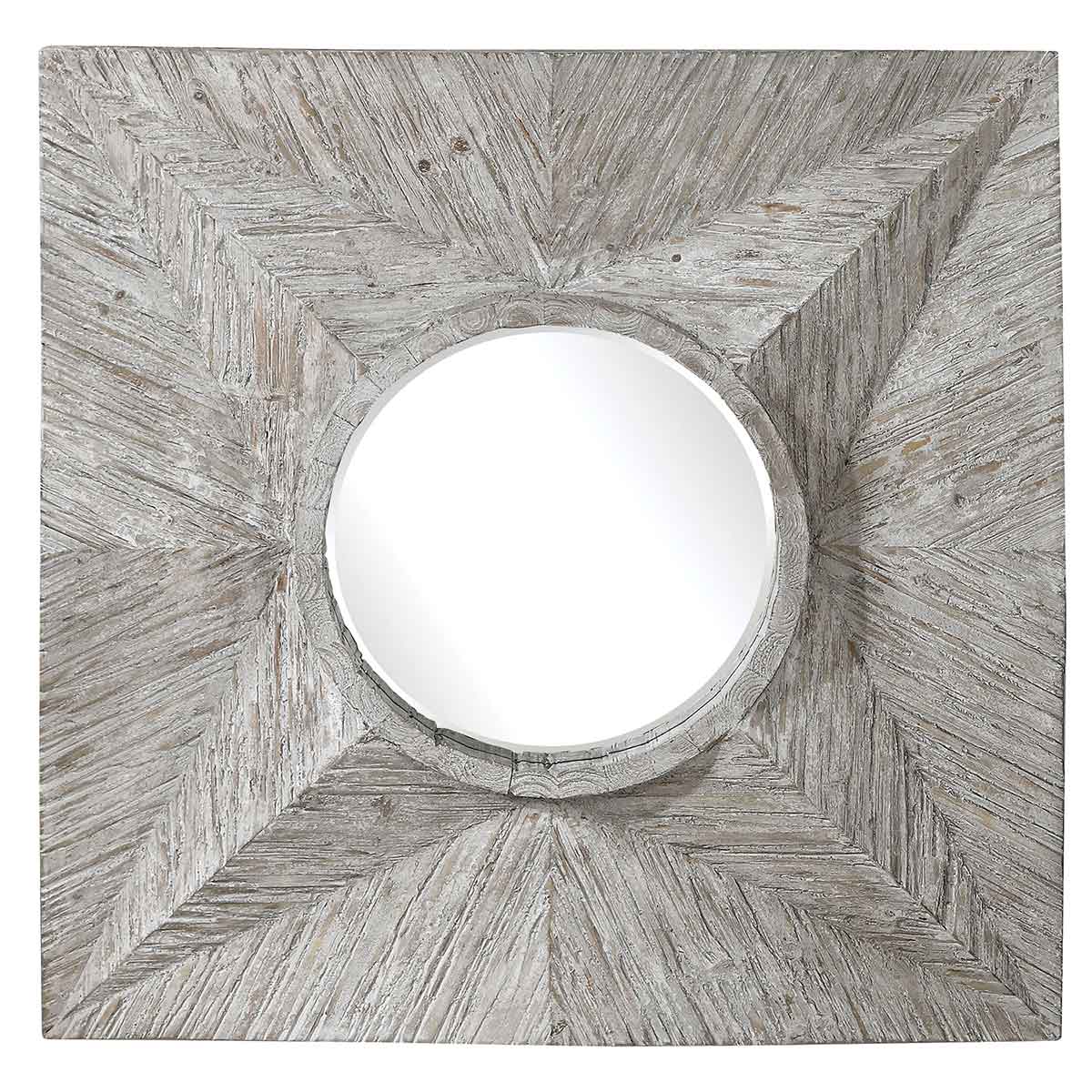 Uttermost Huntington Square Mirror - Light Gray