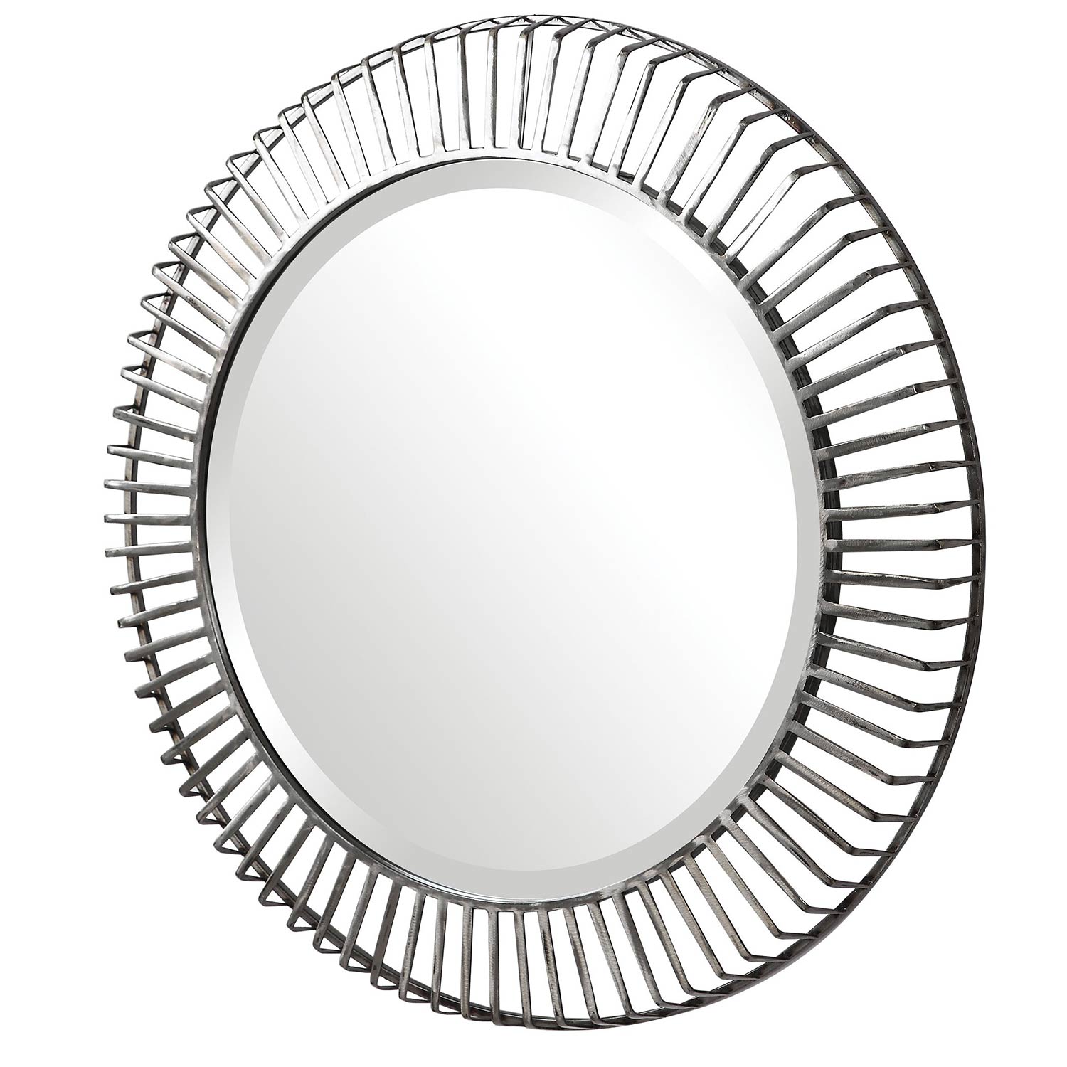 Uttermost Schwartz Metal Round Mirror