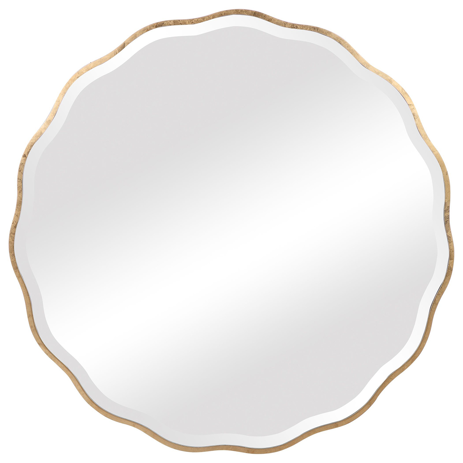Uttermost Aneta Round Mirror - Gold