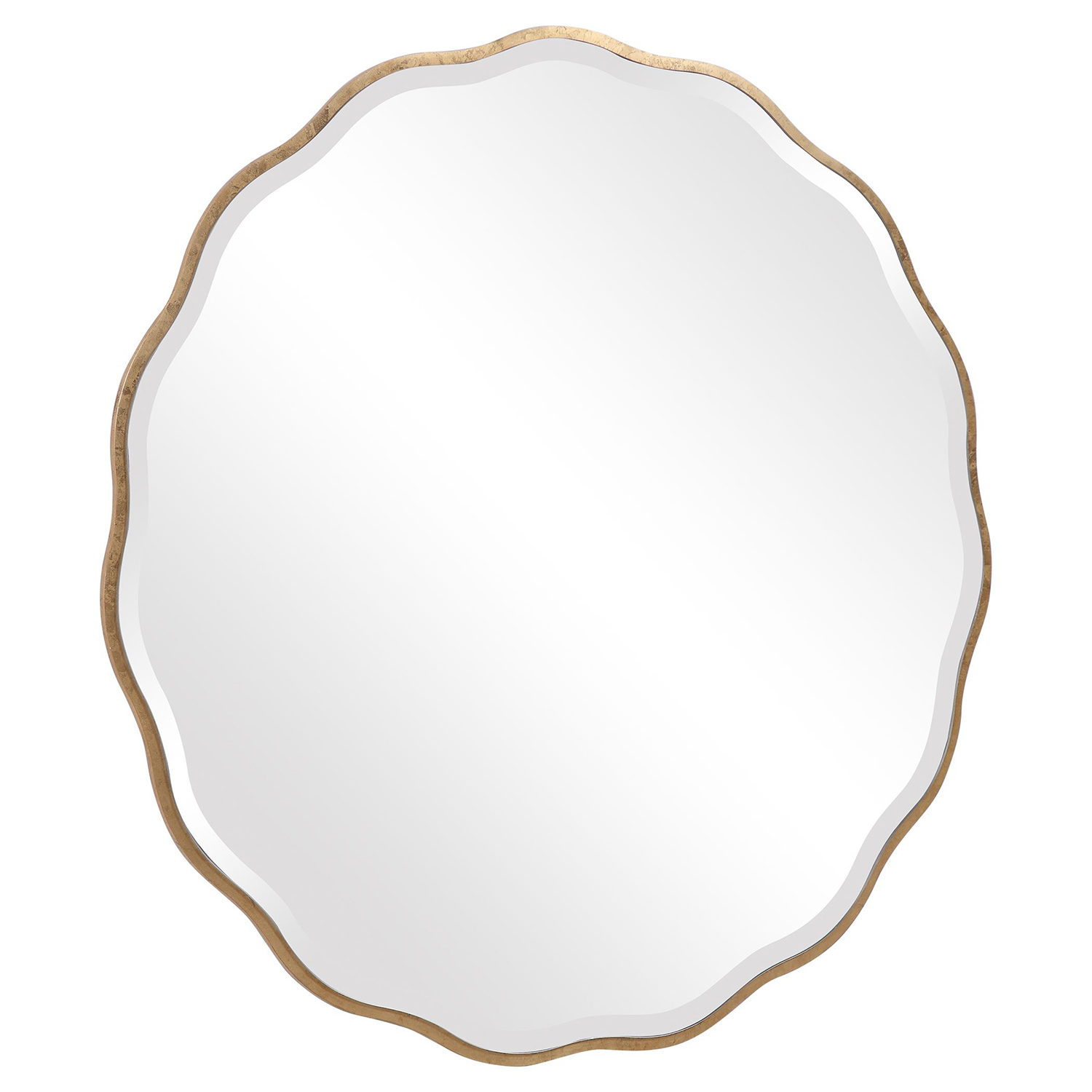 Uttermost Aneta Round Mirror - Gold