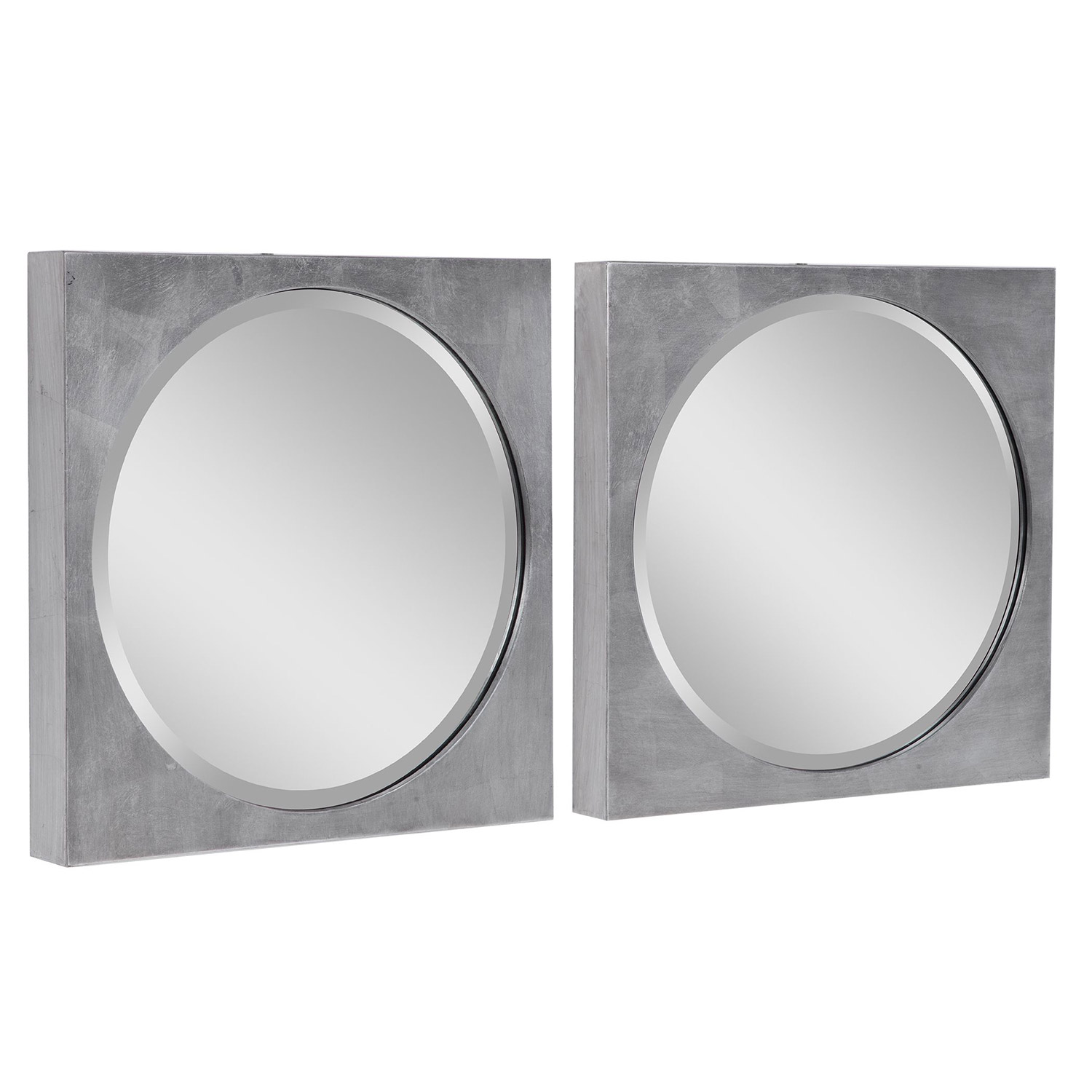Uttermost Aletris Modern Square Mirrors - Set of 2