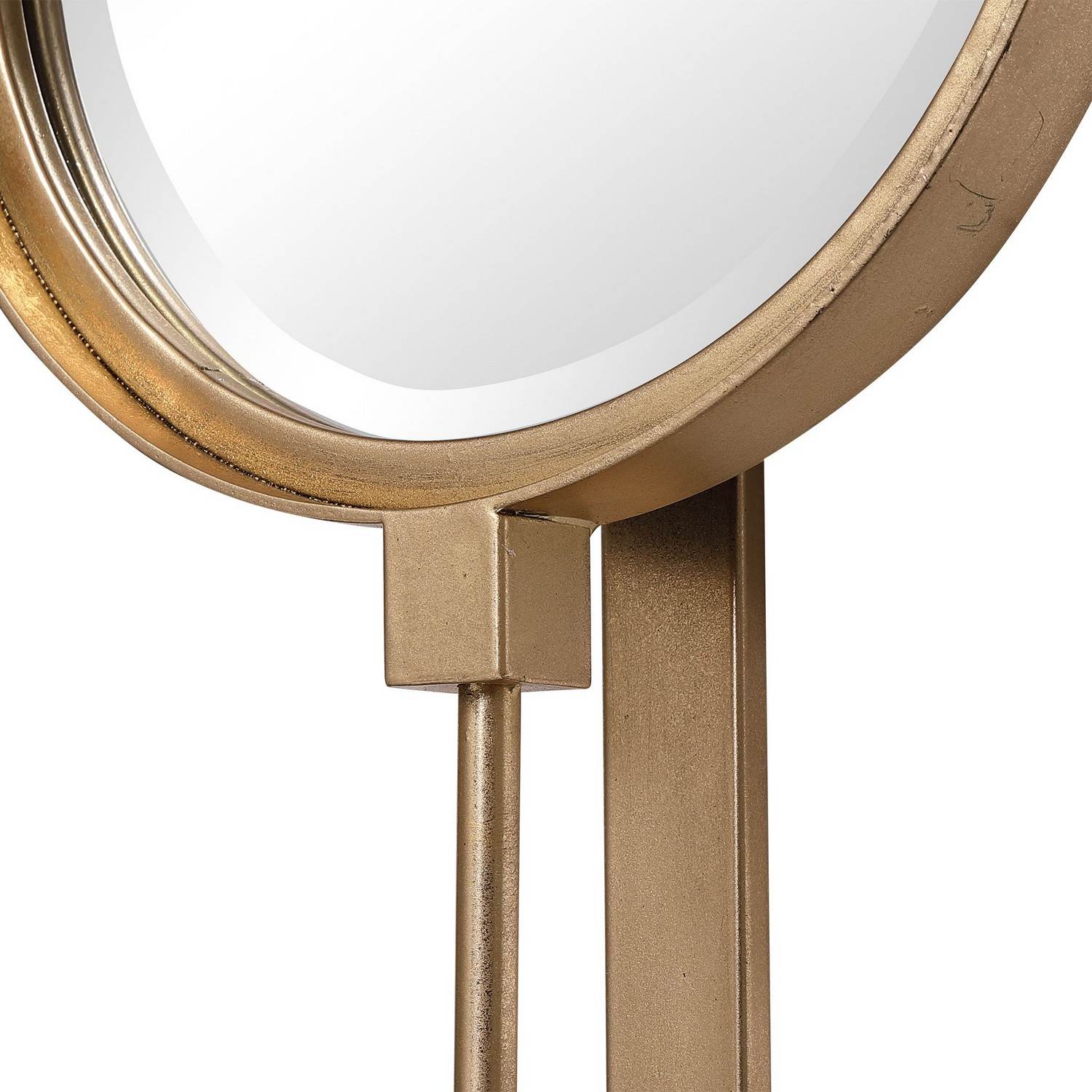 Uttermost Button Mirror - Gold