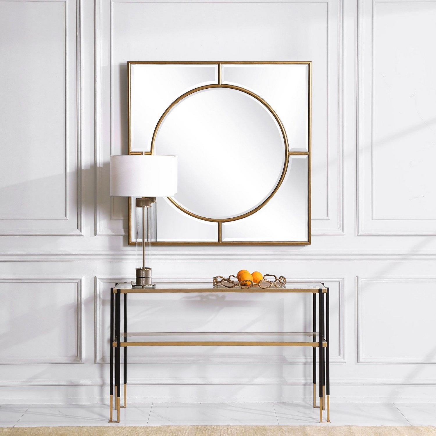 Uttermost Stanford Square Mirror - Gold