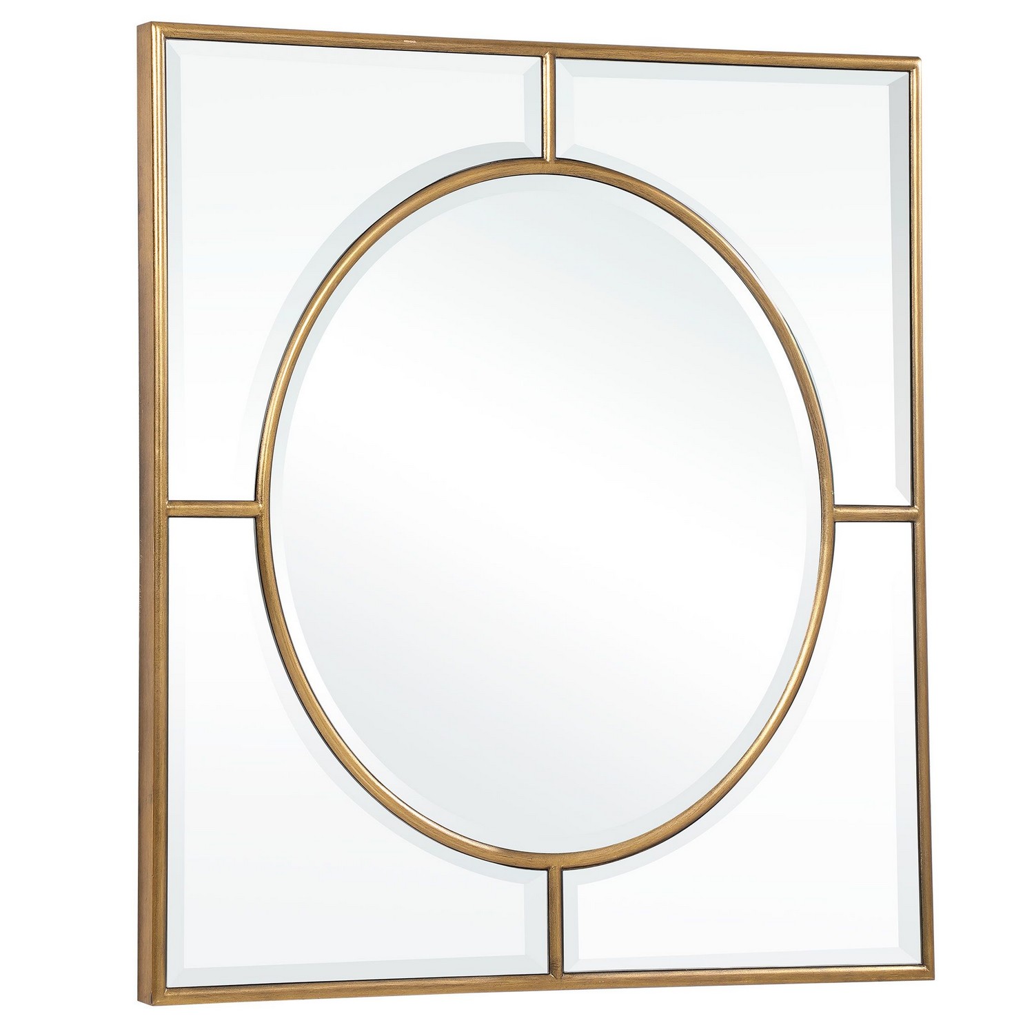 Uttermost Stanford Square Mirror - Gold