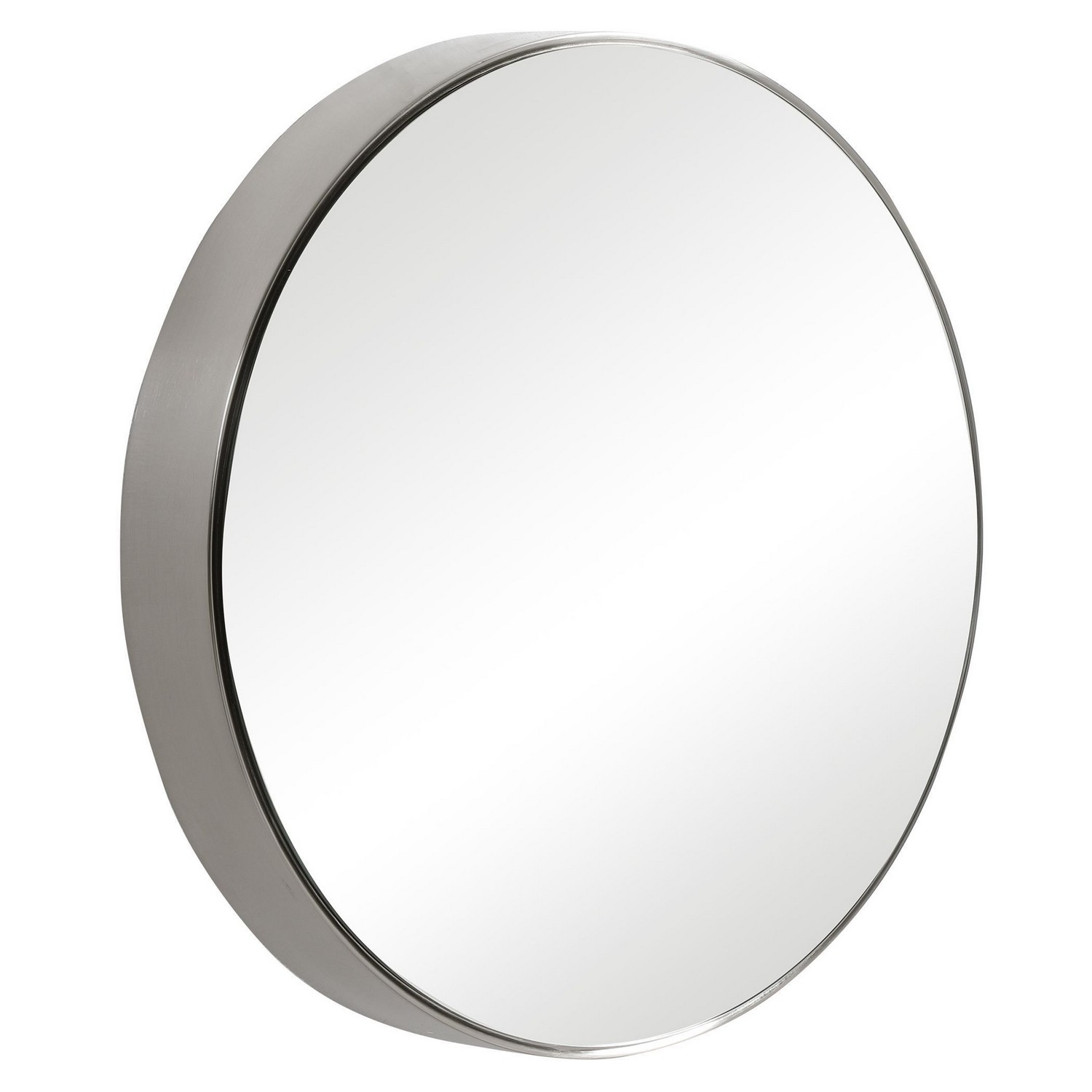 Uttermost Coulson Round Mirror - Nickel