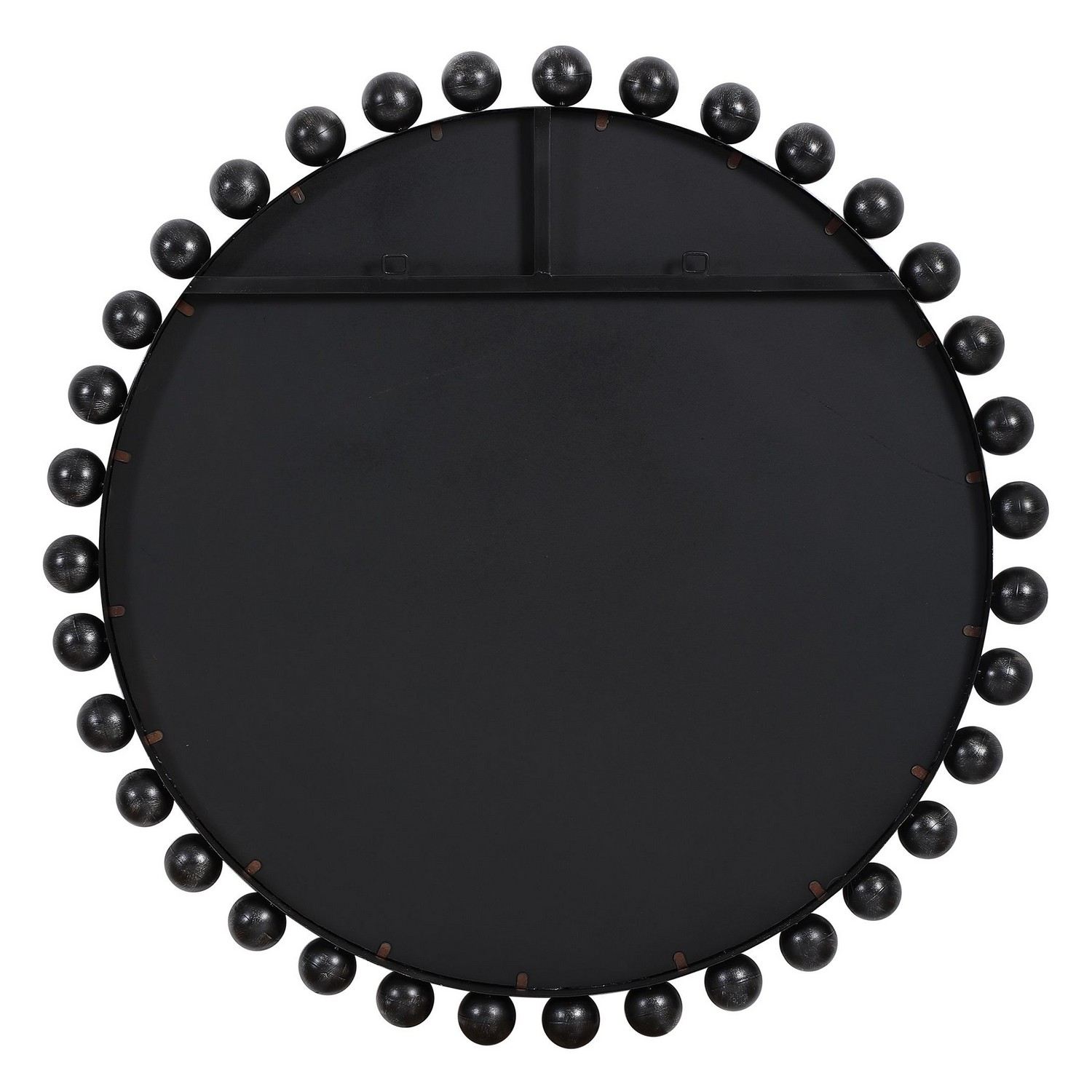 Uttermost Cyra Round Mirror - Black