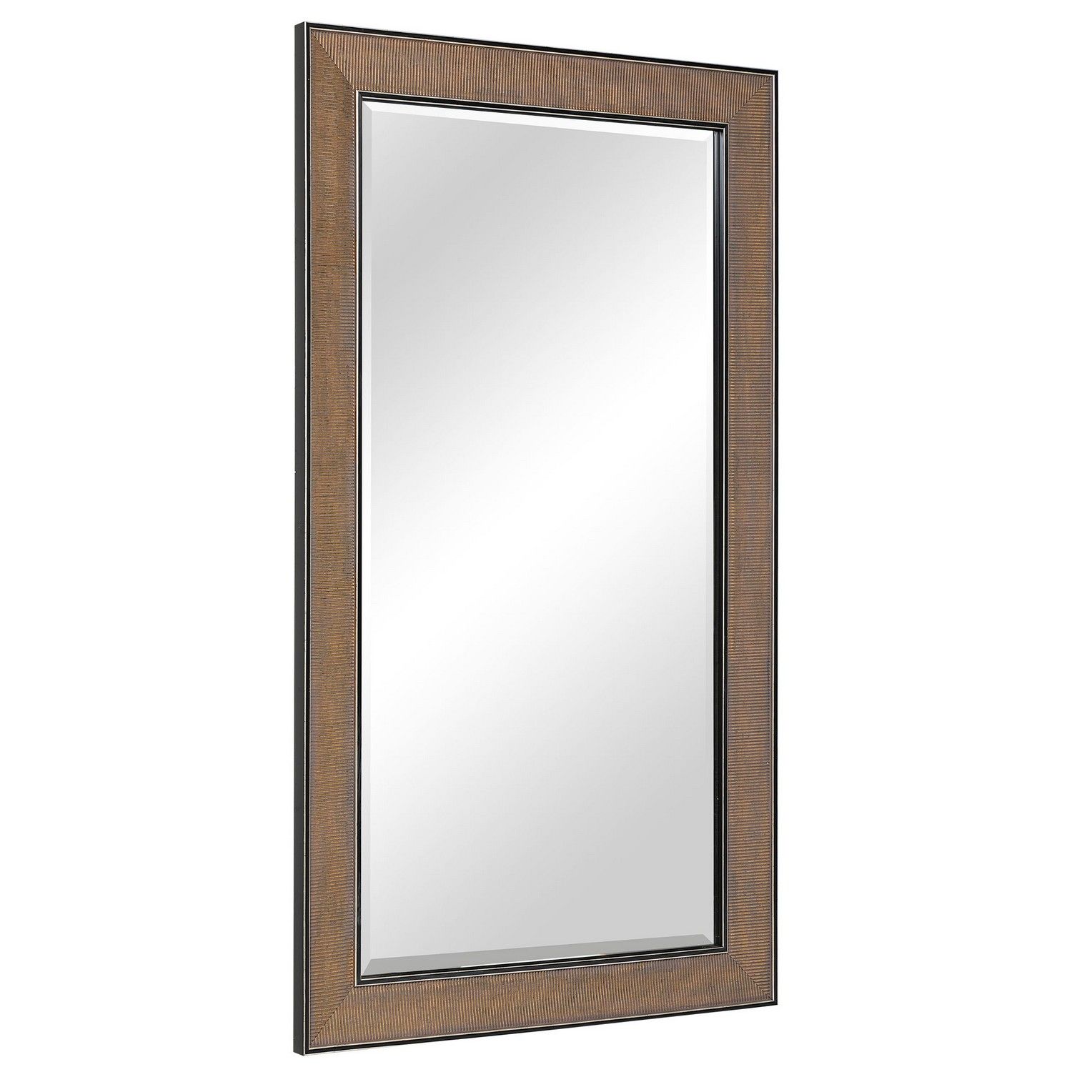 Uttermost Valles Mirror - Golden Rust