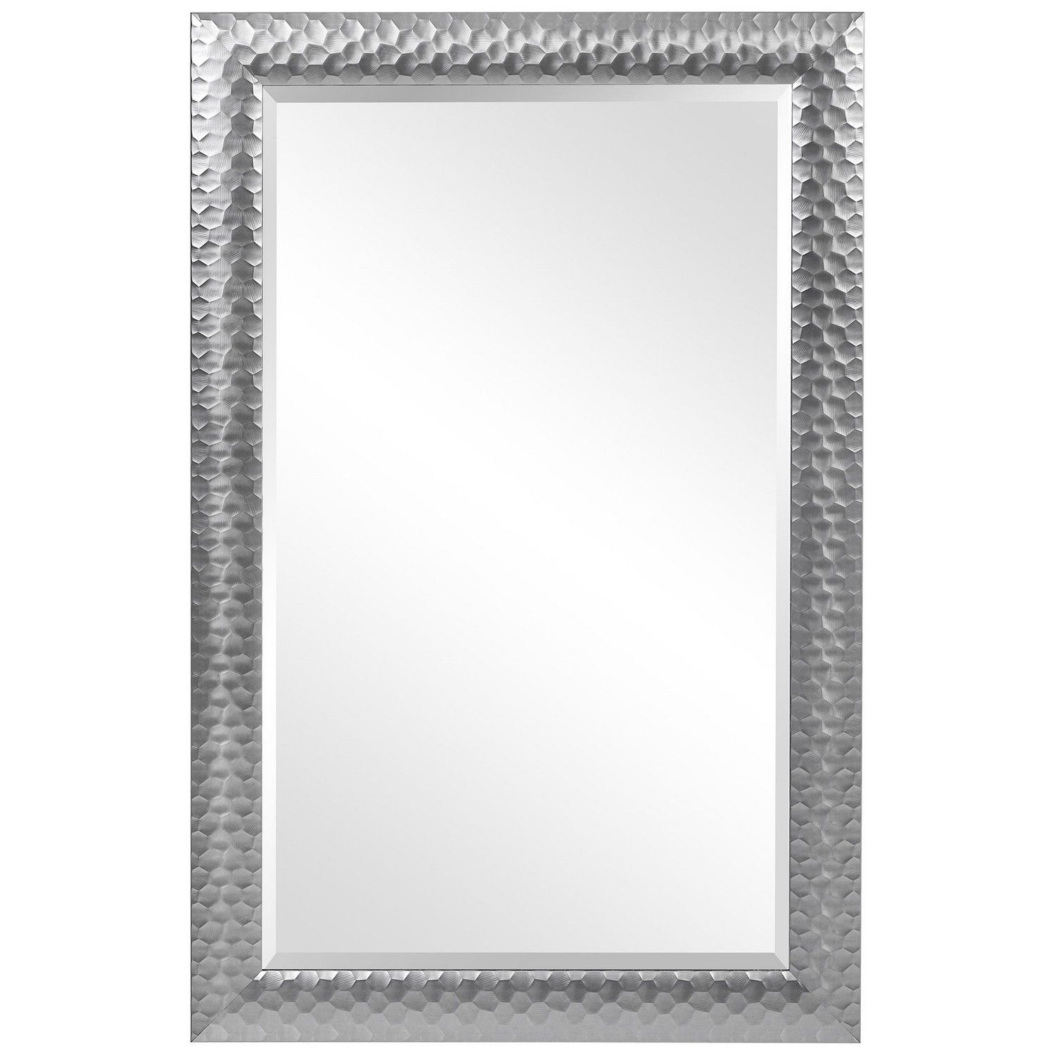 Uttermost Caldera Mirror - Textured Gray
