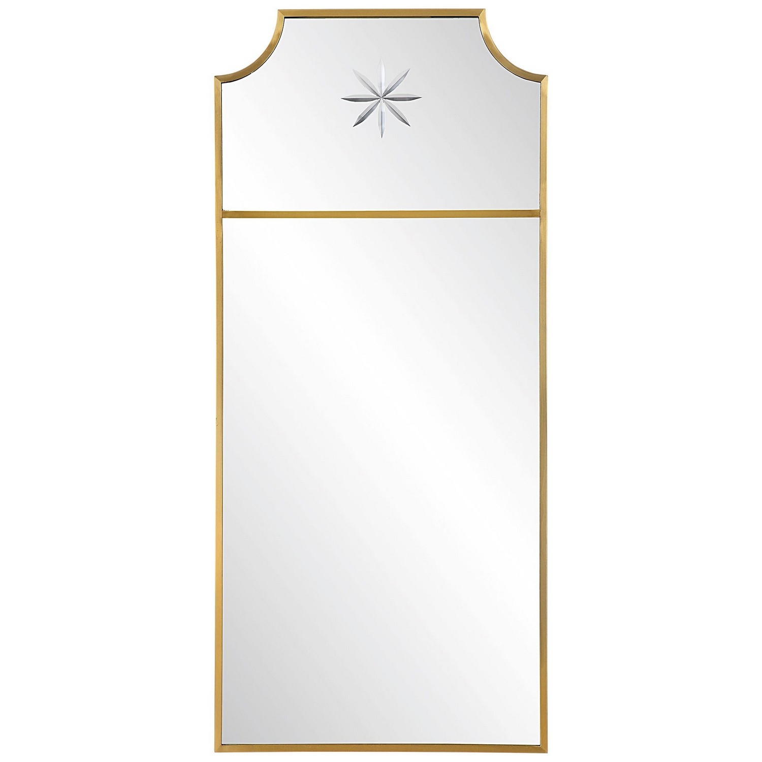Uttermost Caddington Tall Mirror - Brass