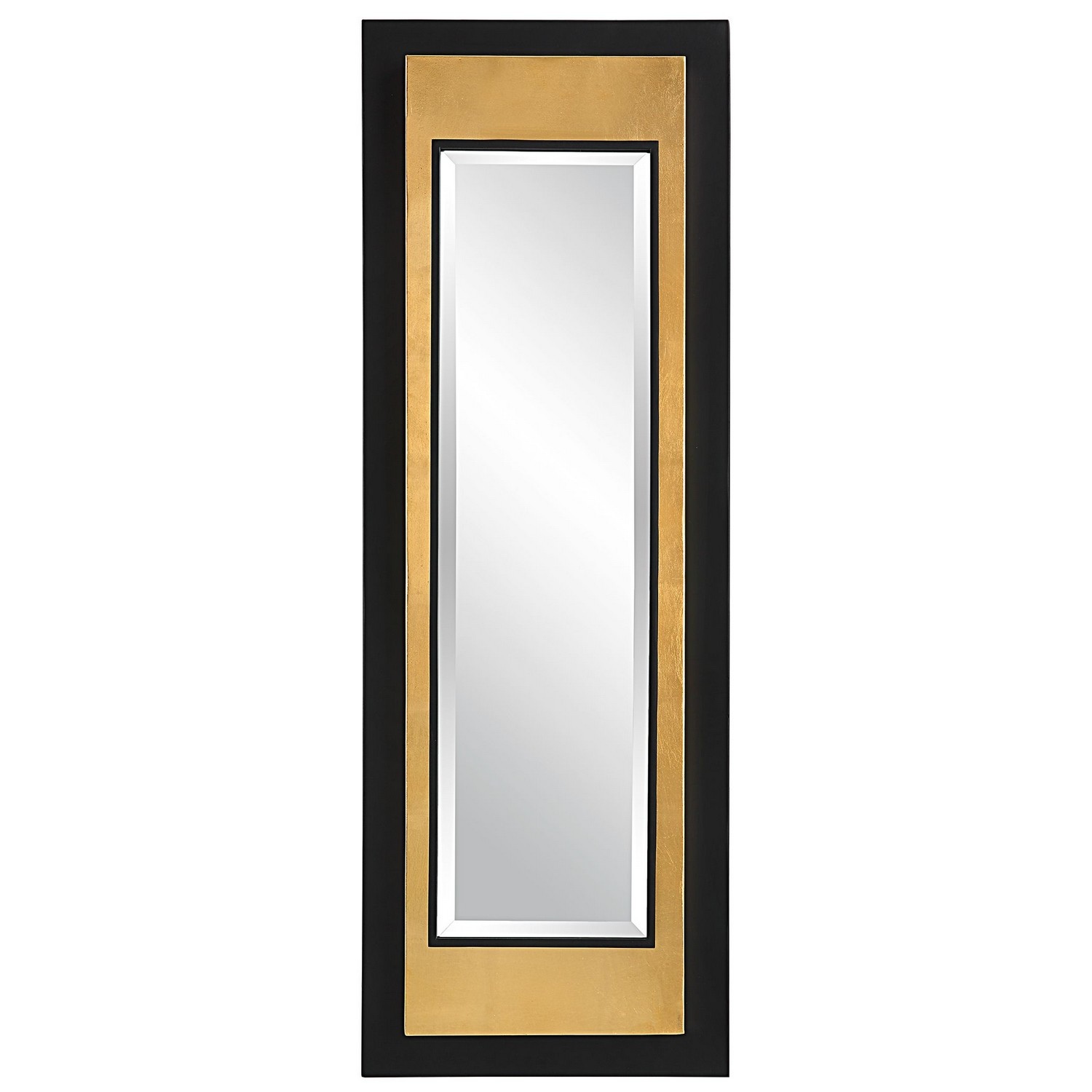 Uttermost Roston Mirror - Black/Gold