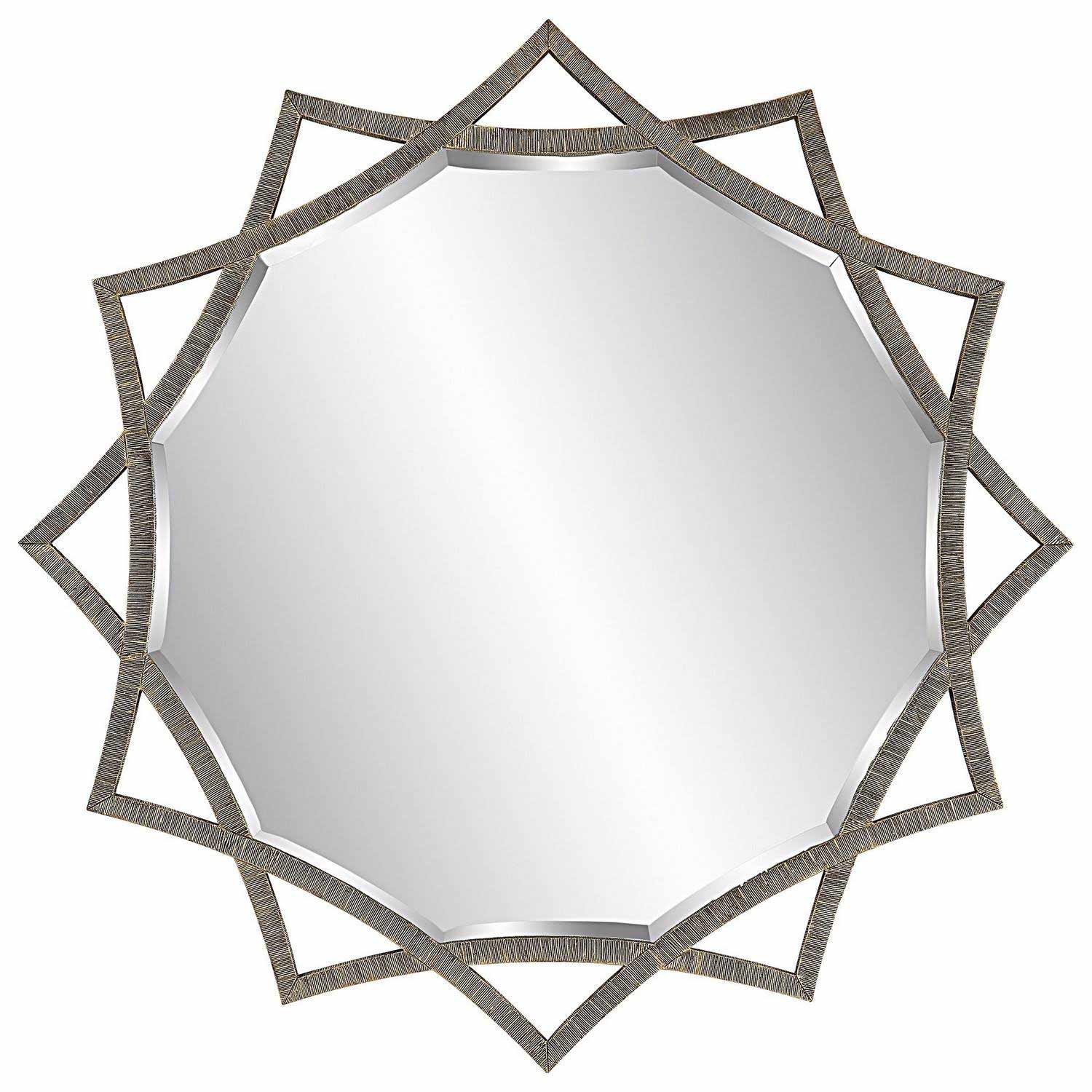 Uttermost Abanu Star Mirror - Antique Gold