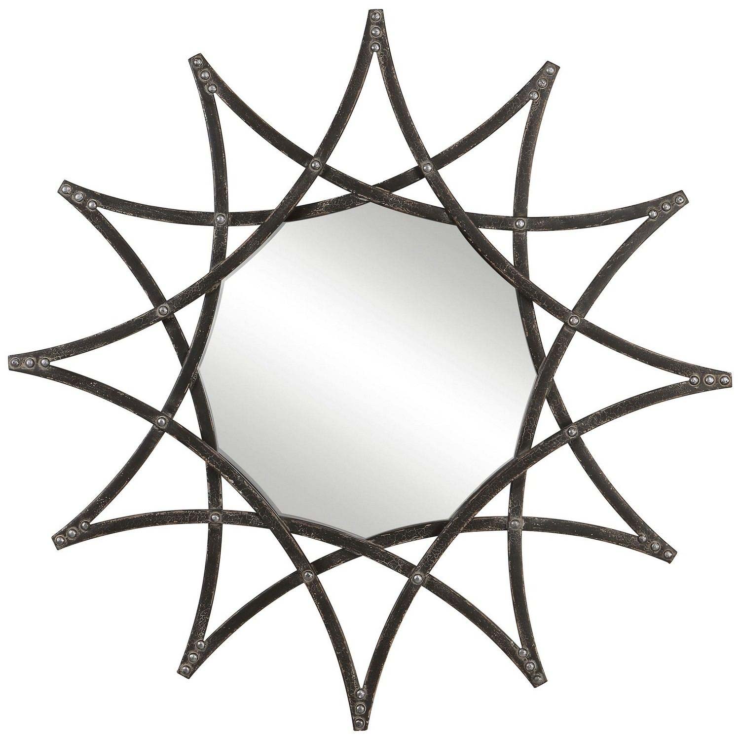 Uttermost Solaris Iron Star Mirror