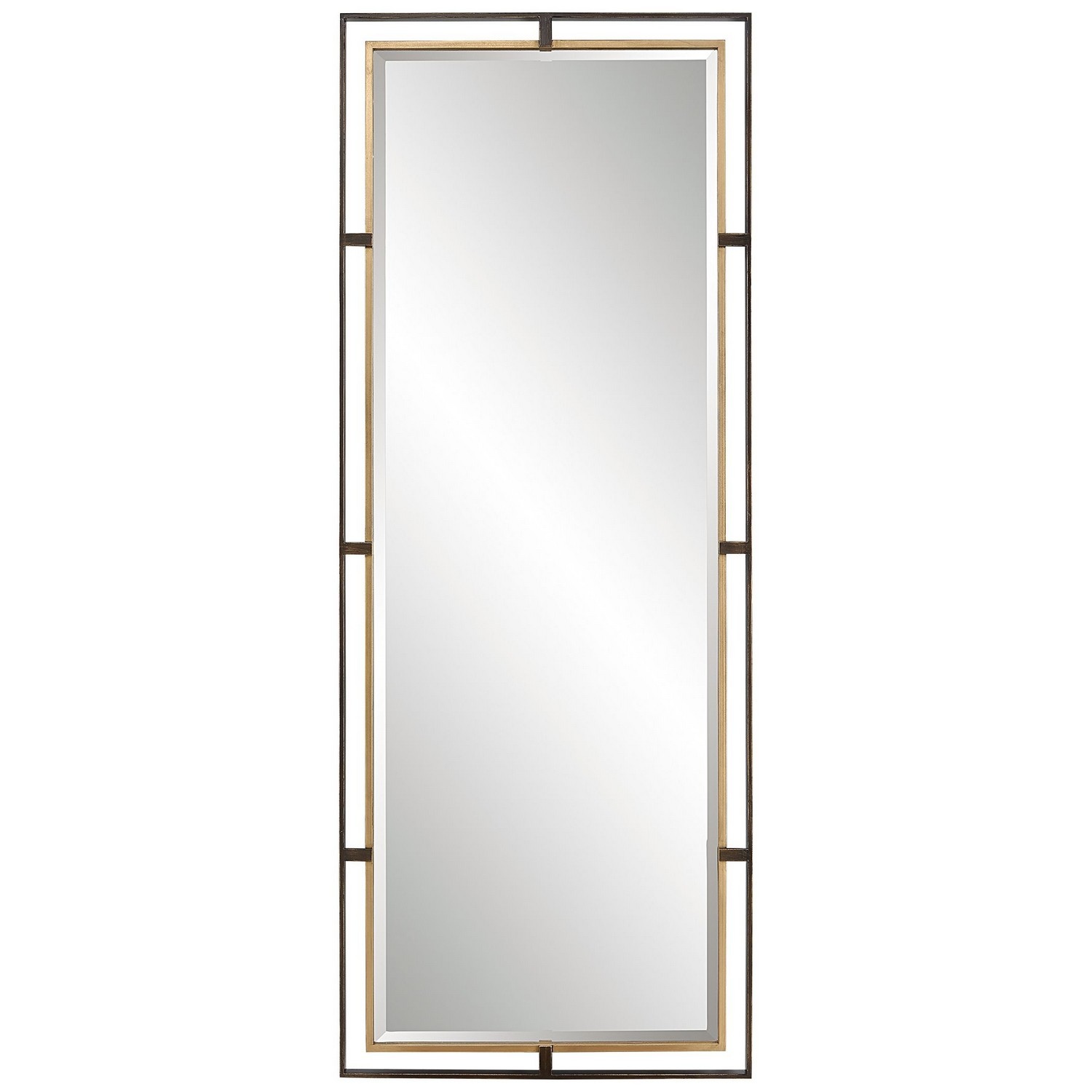 Uttermost Carrizo Tall Mirror - Bronze/Gold