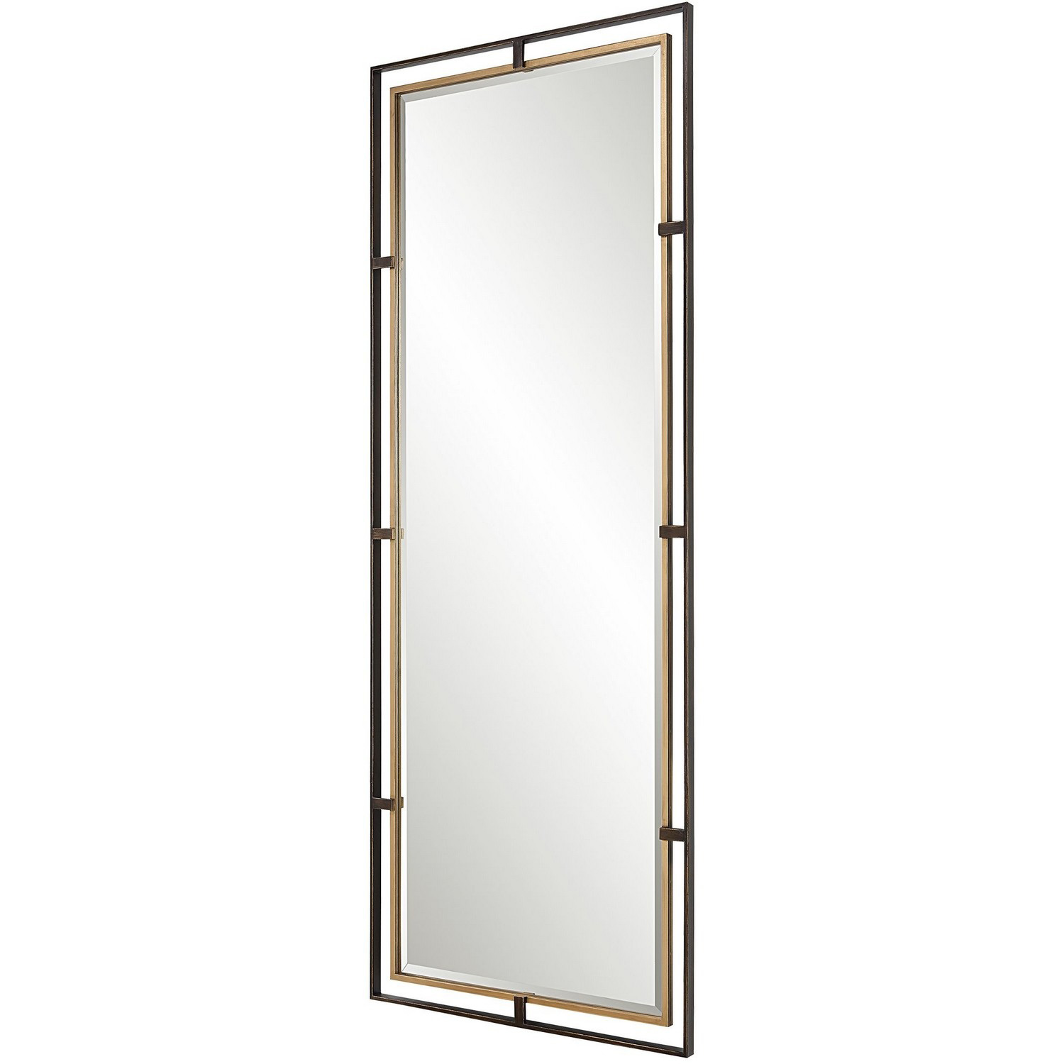 Uttermost Carrizo Tall Mirror - Bronze/Gold