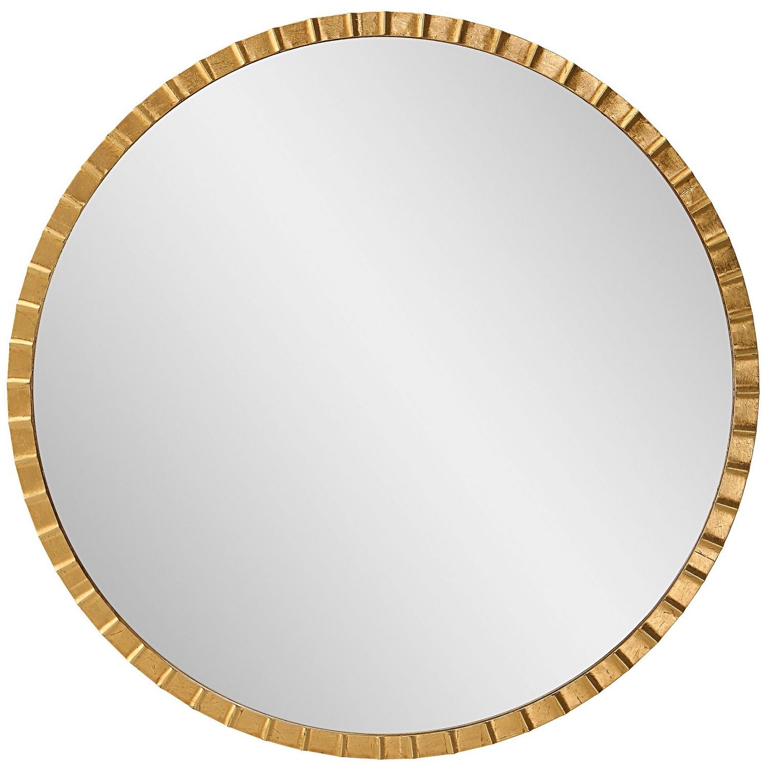 Uttermost Dandridge Round Mirror - Gold