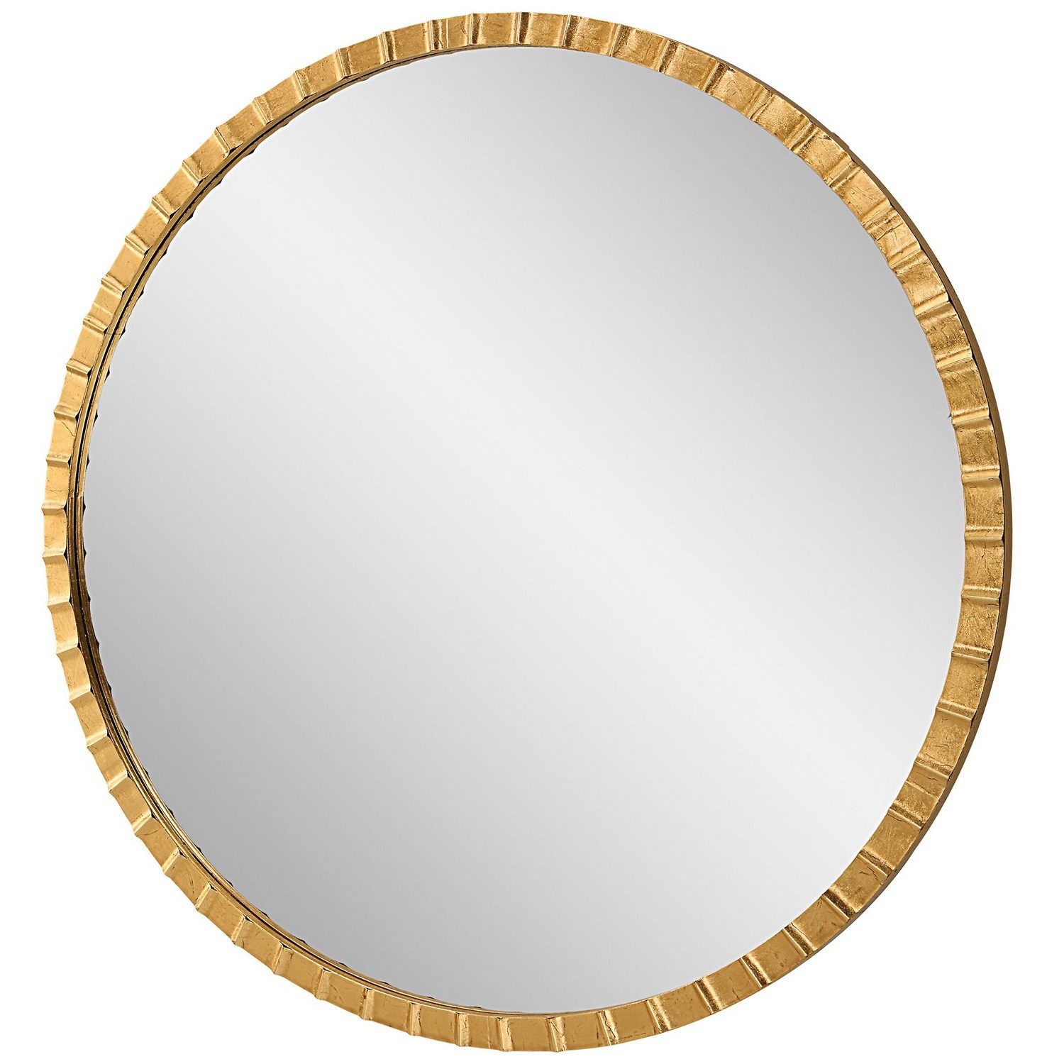 Uttermost Dandridge Round Mirror - Gold