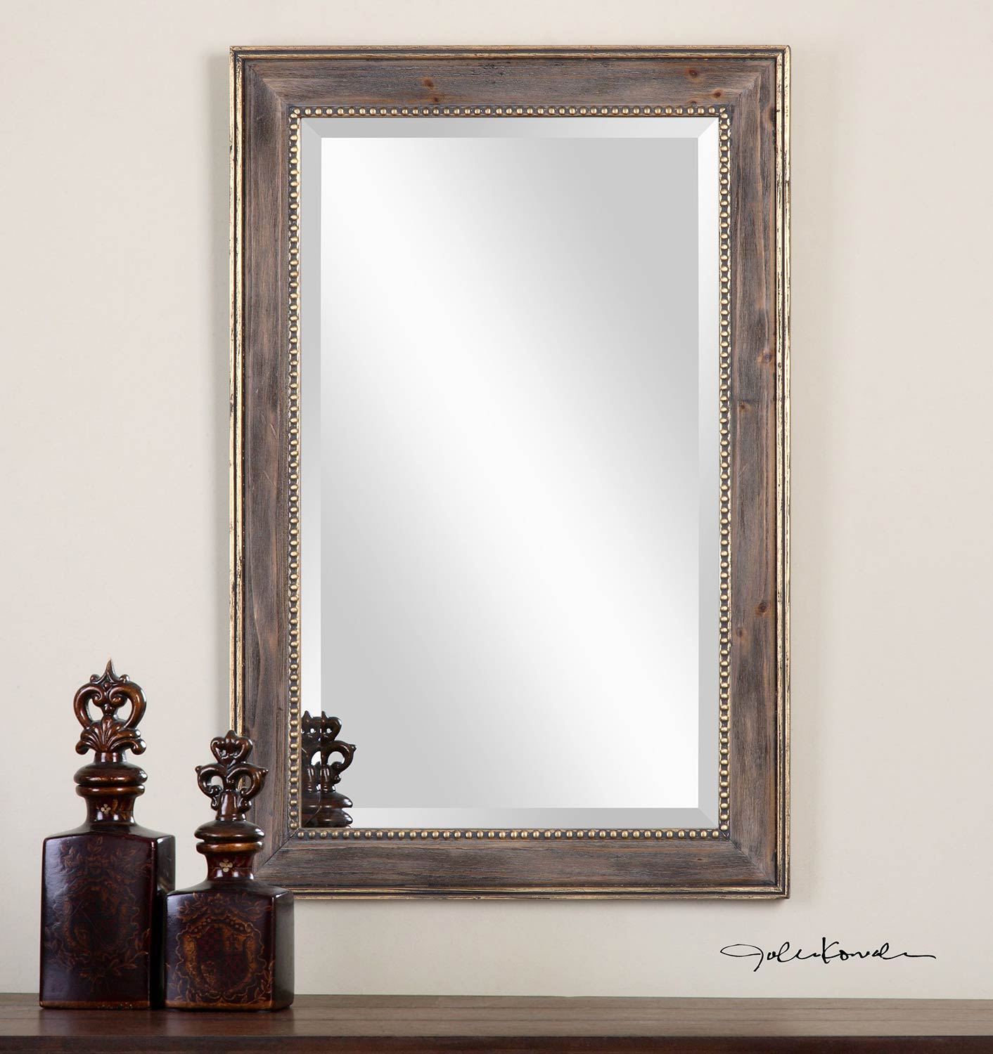 Uttermost Quintina Pine Mirror