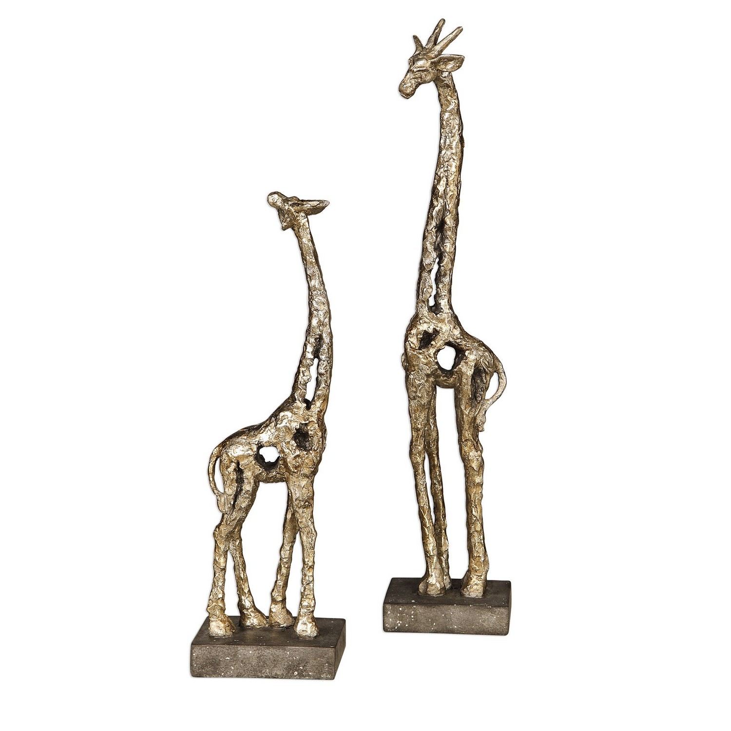 Uttermost Masai Giraffe Figurines - Set of 2