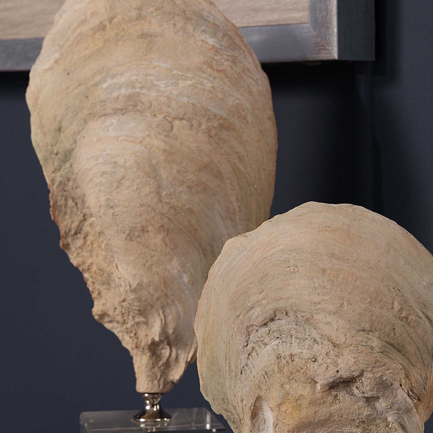 Uttermost Oyster Shell Sculptures - Set of 2