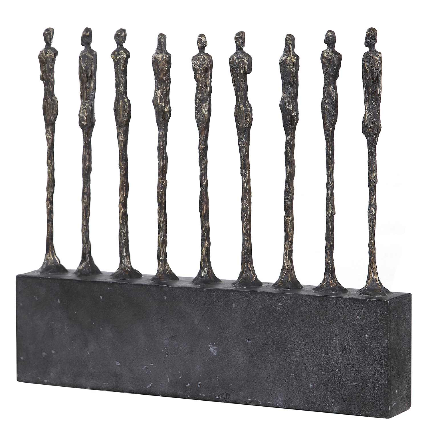 Uttermost Stand Together Figurine - Aged Gold