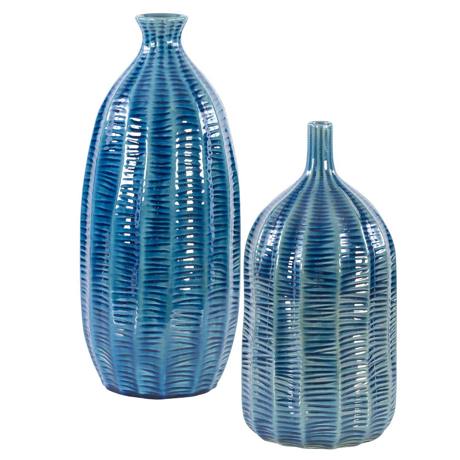 Uttermost Bixby Vases - Set of 2 - Blue