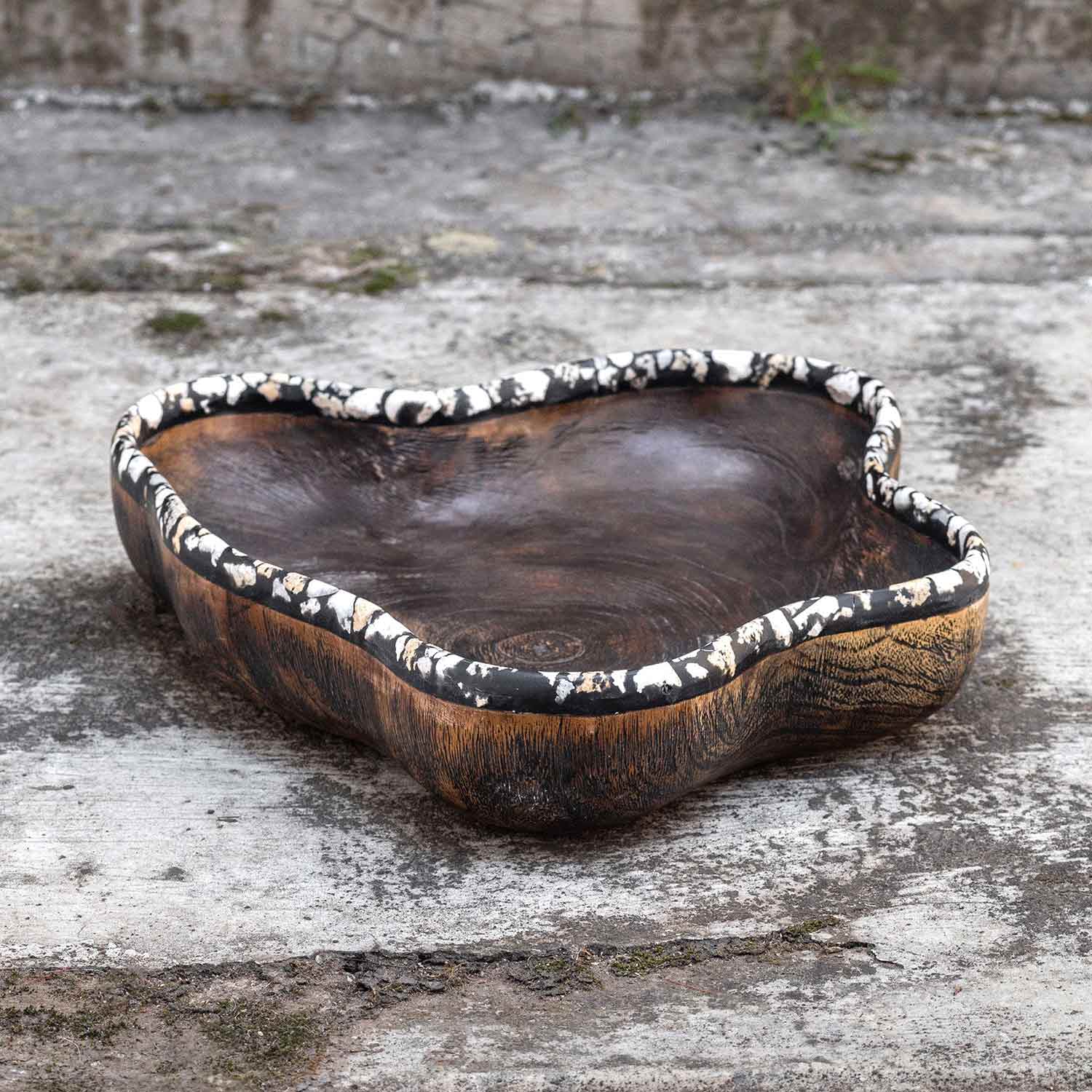 Uttermost Chikasha Wooden Bowl - Large