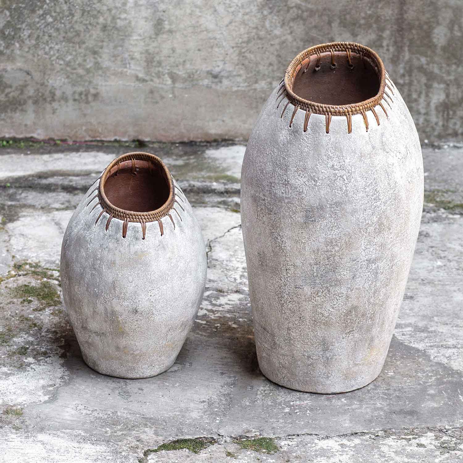 Uttermost Dua Terracotta Vases - Set of 2