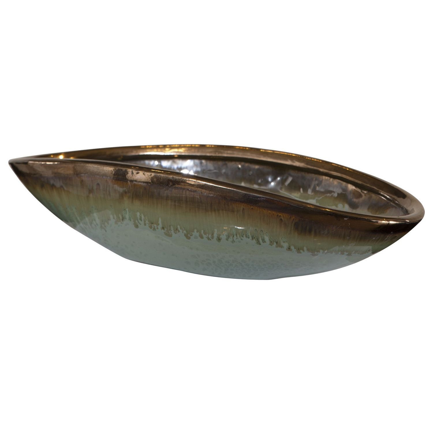 Uttermost Iroquois Glaze Bowl - Green