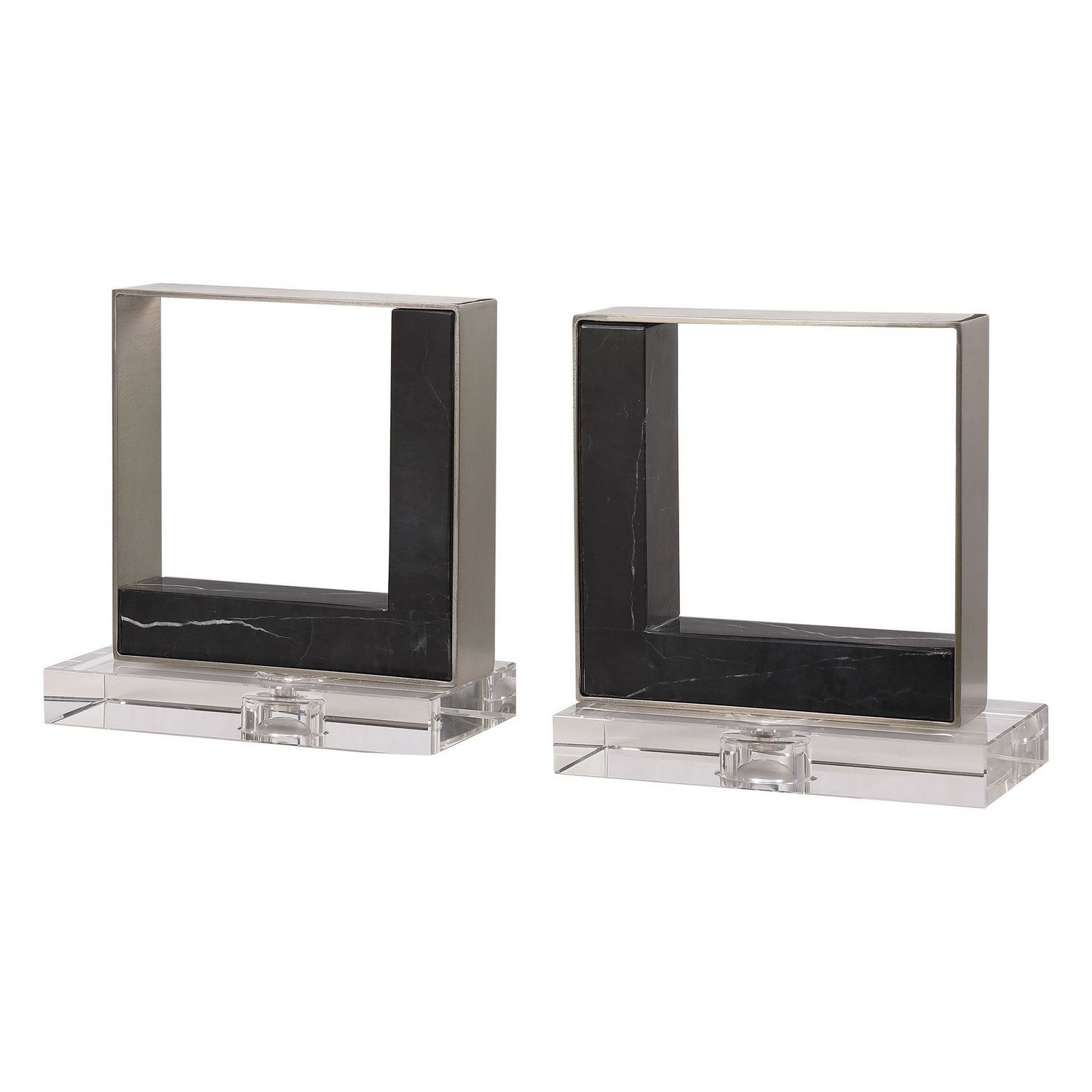 Uttermost Tilman Modern Bookends - Set of 2 - Marble