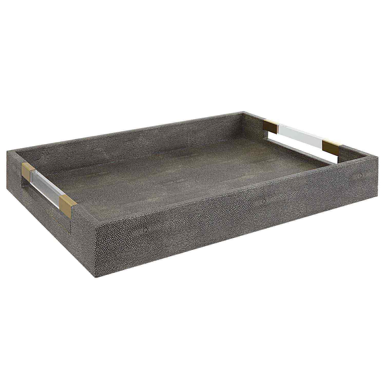 Uttermost Wessex Tray - Gray