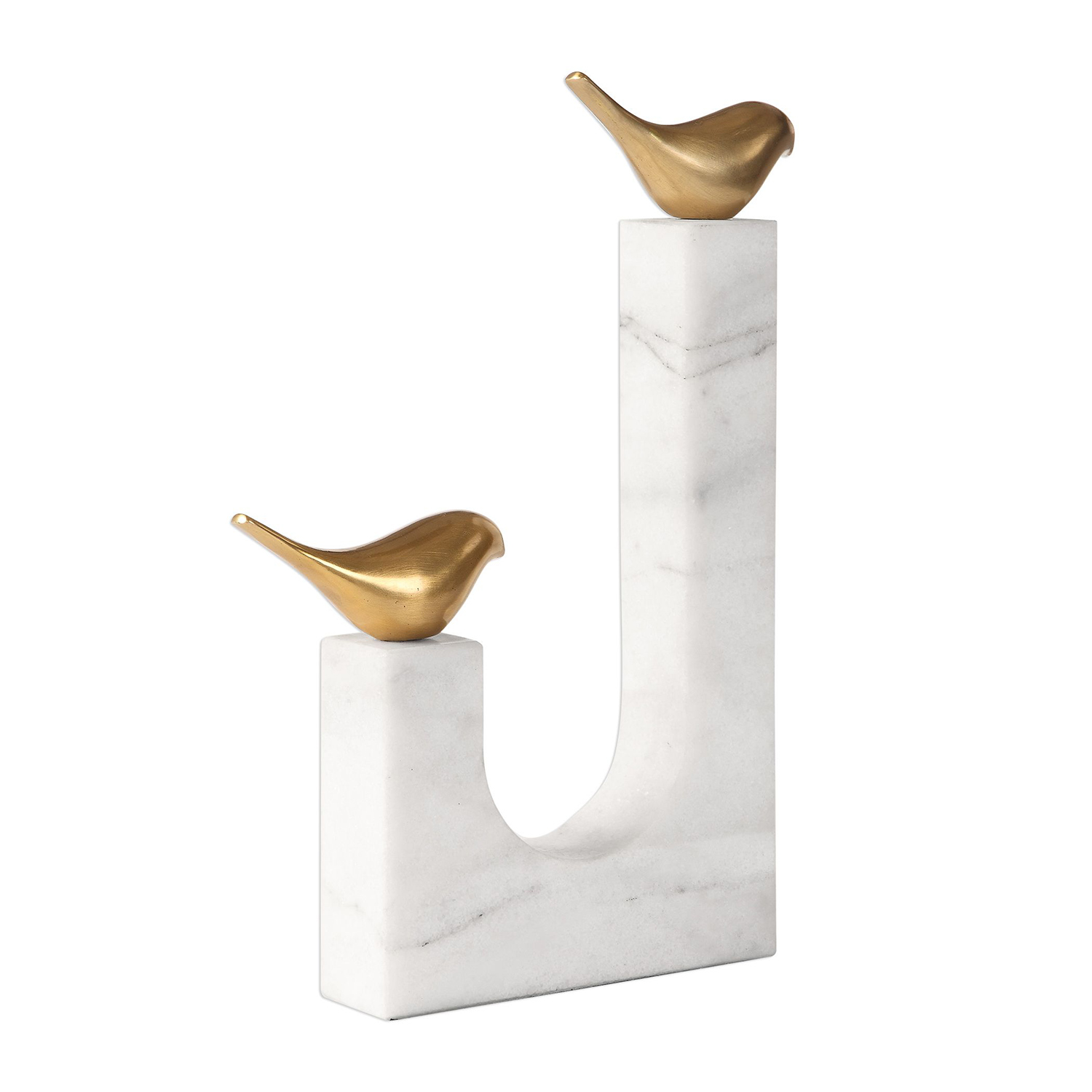 Uttermost Songbirds Sculpture - Brass