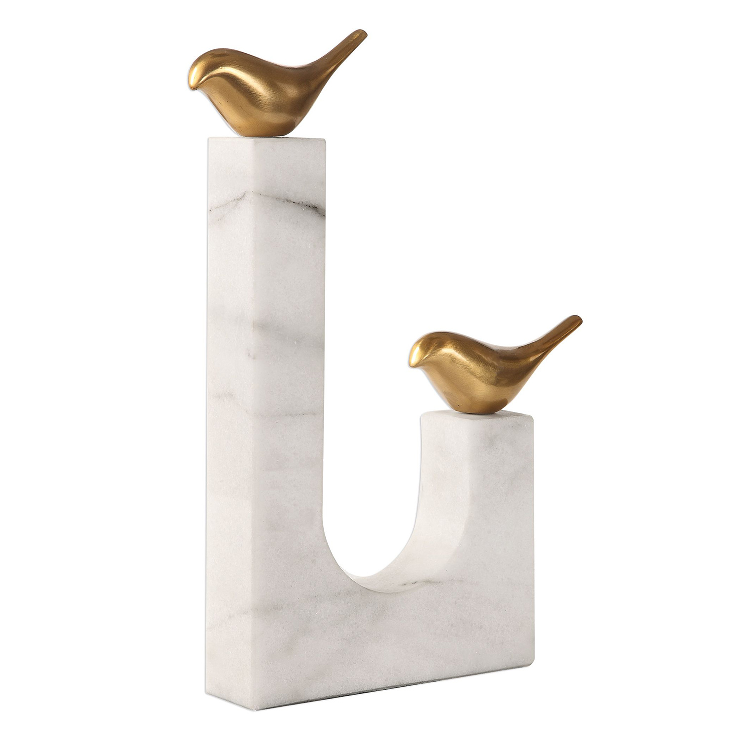 Uttermost Songbirds Sculpture - Brass