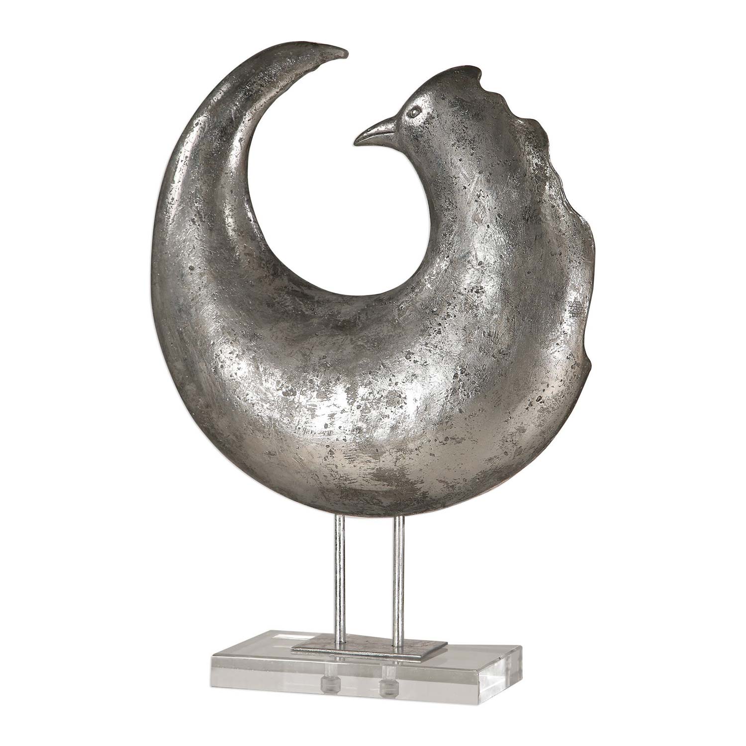 Uttermost Isha Bird Sculpture - Silver