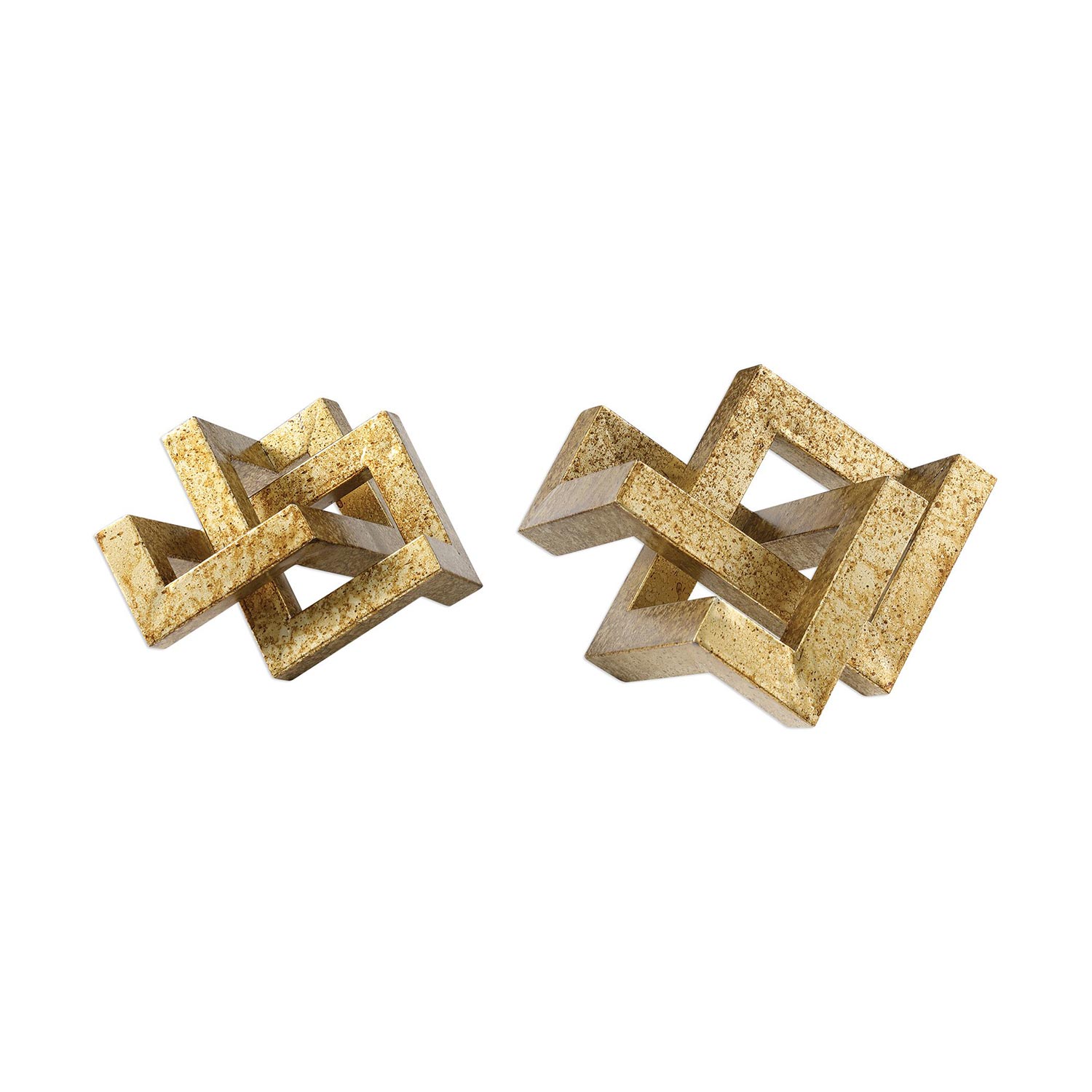 Uttermost Ayan Accents - Gold - Set of 2